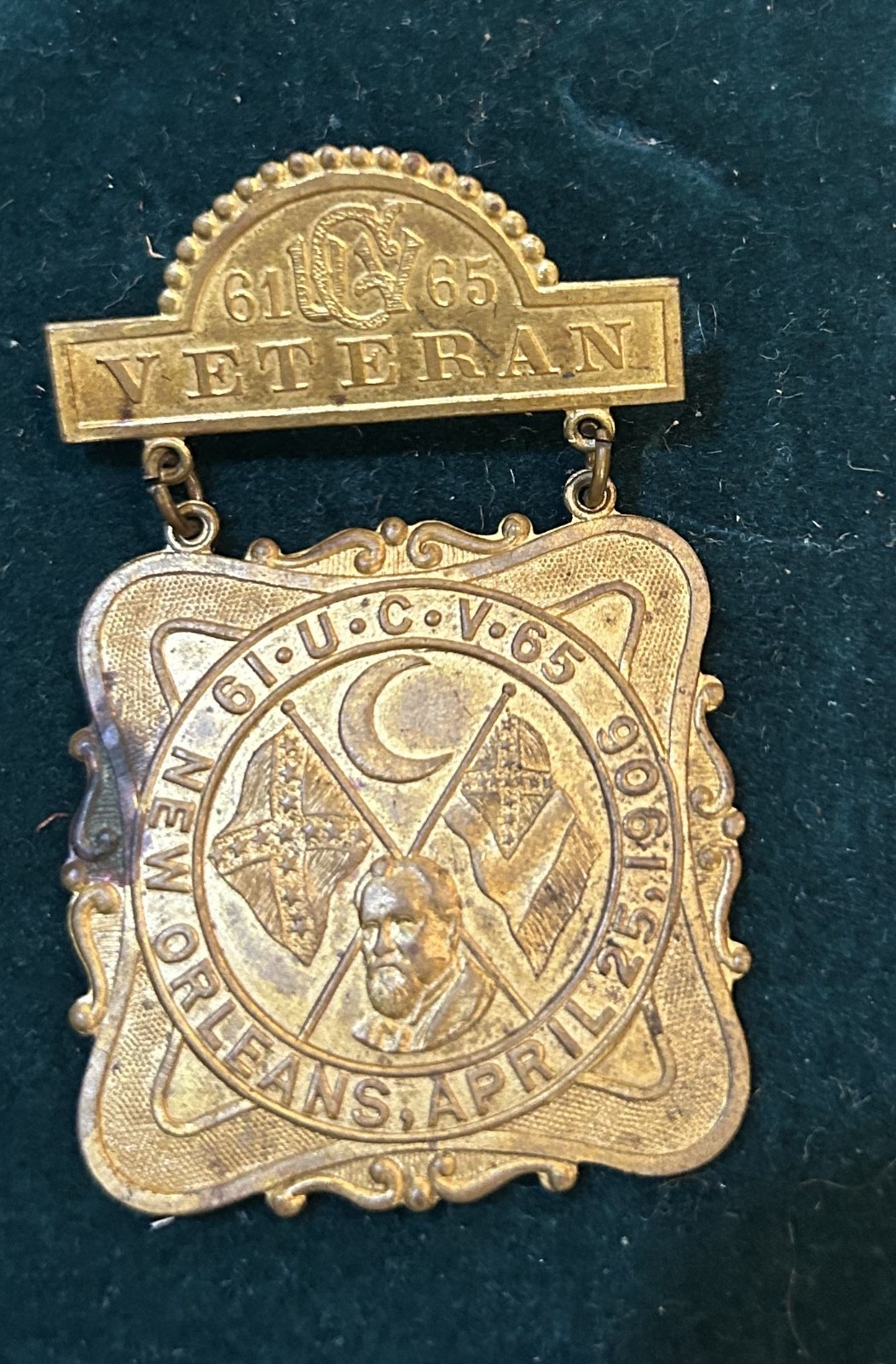 UCV Veterns medal from New Orleans  1906