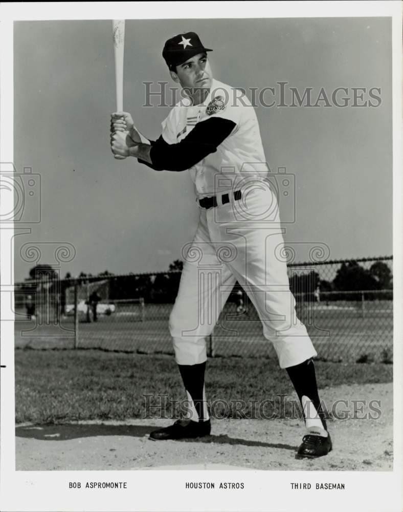 1965 Press Photo Houston Astros baseball player Bob Aspromonte - kfx08229 1965 Press Photo Houston Astros baseball player Bob Aspromonte - kfx08229