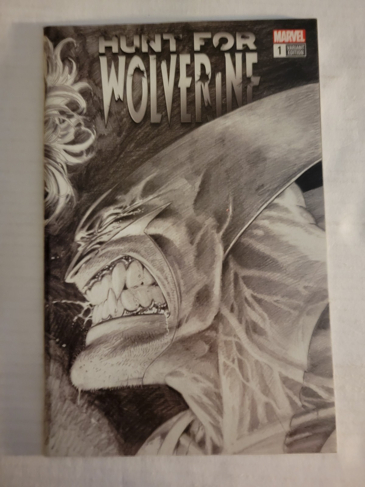 Hunt for Wolverine #1 Adam Kubert 1:1000 Remastered Sketch Variant 2018 NM NYCC
