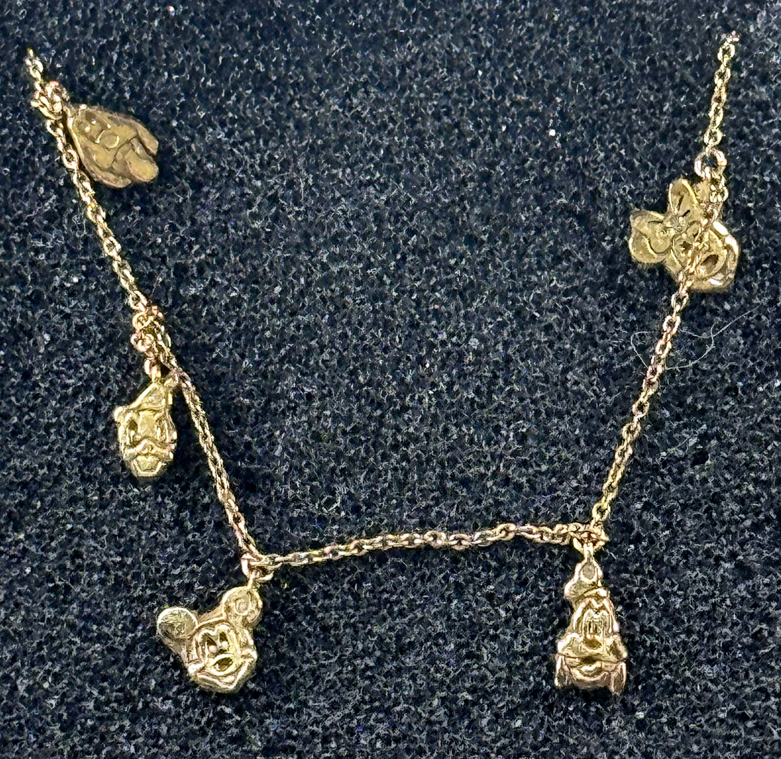 Rare HTF Rebecca Hook Jewelry Disney Fab Five Adjustable Charm Necklace Rare HTF Rebecca Hook Jewelry Disney Fab Five Adjustable Charm Necklace