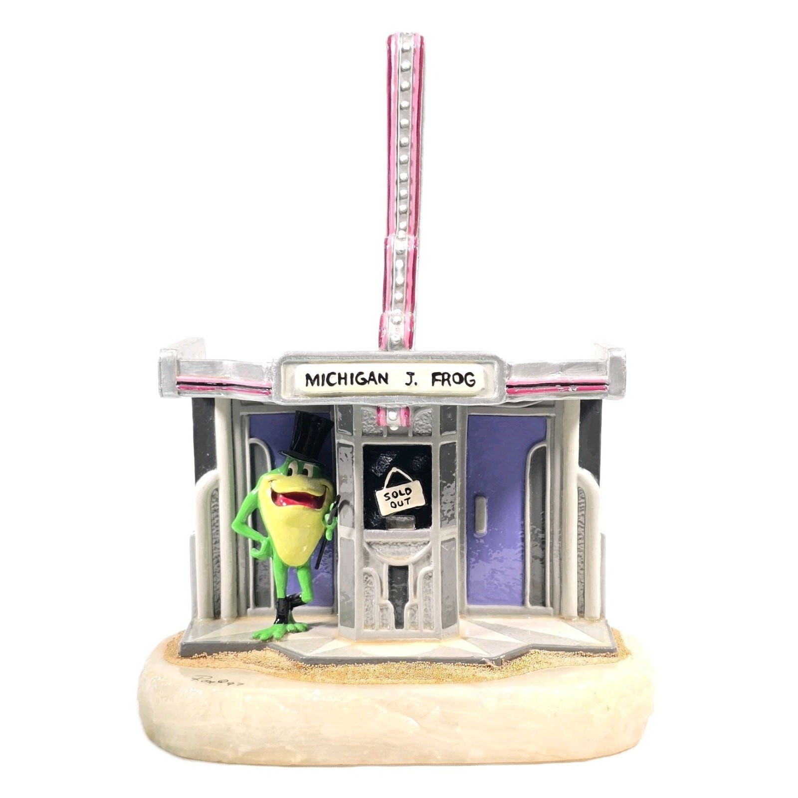 Rare Vintage L.E. Warner Bros. Michigan J. Frog Theater Ron Lee Sculpture 1997 Rare Vintage L.E. Warner Bros. Michigan J. Frog Theater Ron Lee Sculpture 1997