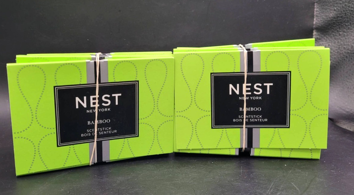 10 X NEST NEW YORK BAMBOO SCENTSTICK FOR HOME CAR SEALED 10 X NEST NEW YORK BAMBOO SCENTSTICK FOR HOME CAR SEALED