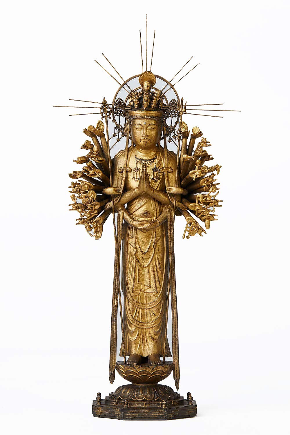Isumu TanaCOCORO Palm Senju Kannon Thousand Armed Avalokiteshwara Keiha Figure Isumu TanaCOCORO Palm Senju Kannon Thousand Armed Avalokiteshwara Keiha Figure