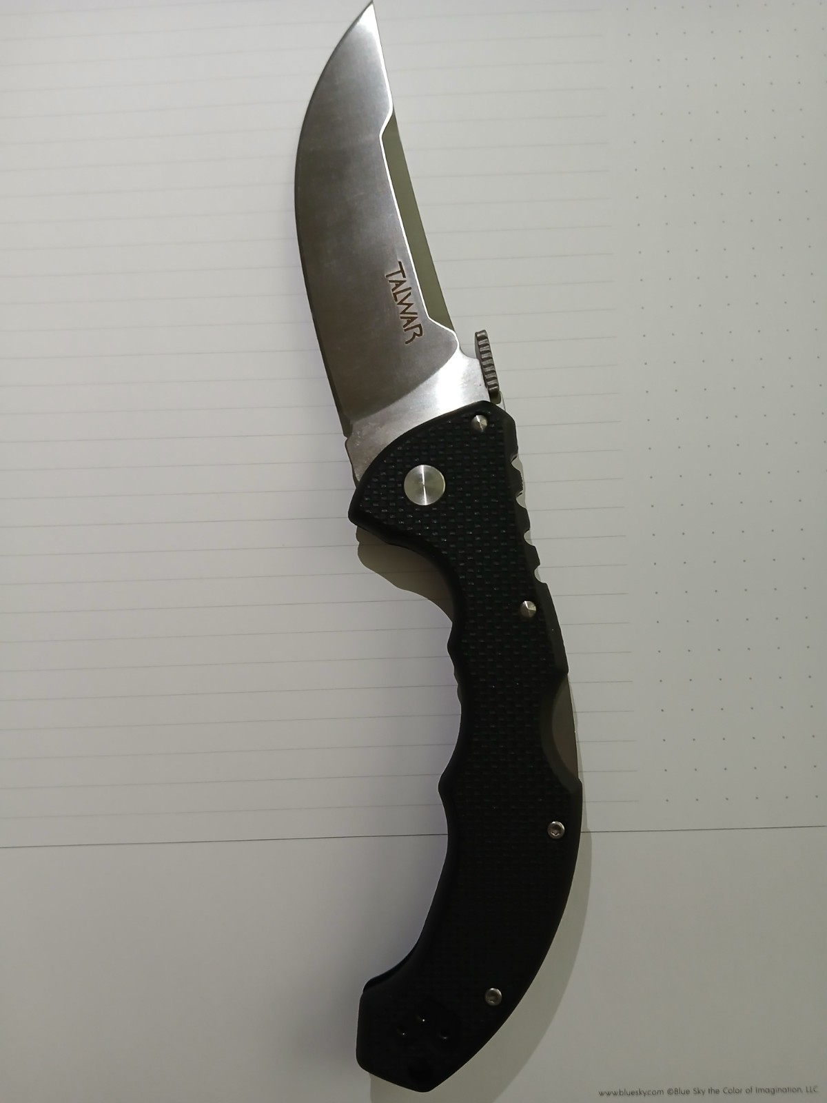 Cold Steel Talwar 4in Tri-Ad S35VN Grn Handle Black Grey Dark Cold Steel Talwar 4in Tri-Ad S35VN Grn Handle Black Grey Dark