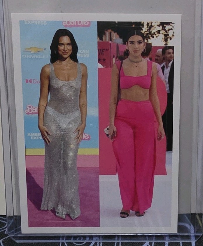 Panini 2025 Unofficial Pop-Stars Album Dua Lipa Sticker #152a/152b Panini 2025 Unofficial Pop-Stars Album Dua Lipa Sticker #152a/152b