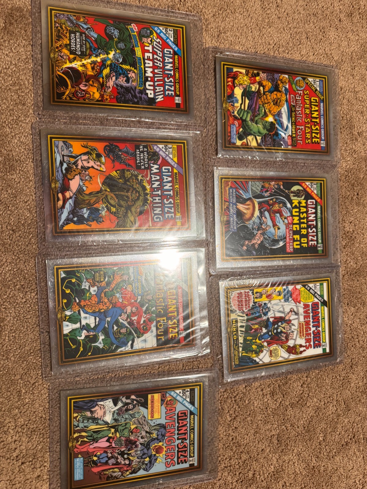 2024 Marvel Topps Chrome Box Toppers 7 Unique Oversized Cards 2024 Marvel Topps Chrome Box Toppers 7 Unique Oversized Cards