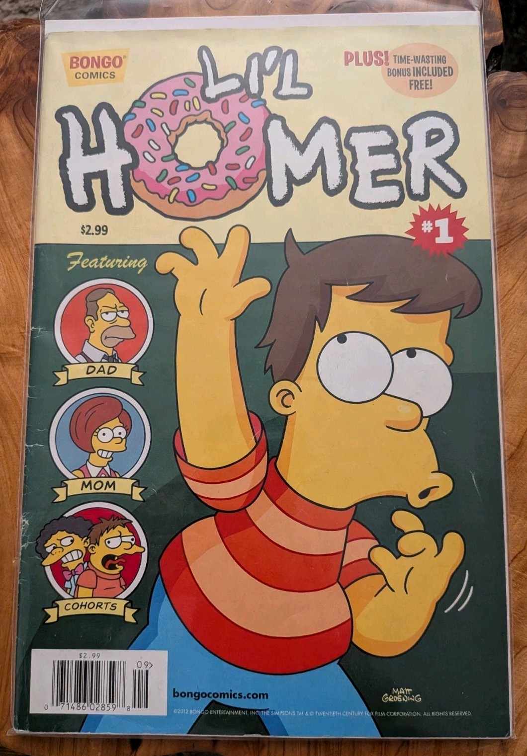 Simpsons One-Shot Wonders: Li'l Homer #1 (Bongo Comics August 2012) Good Cond Simpsons One-Shot Wonders: Li'l Homer #1 (Bongo Comics August 2012) Good Cond