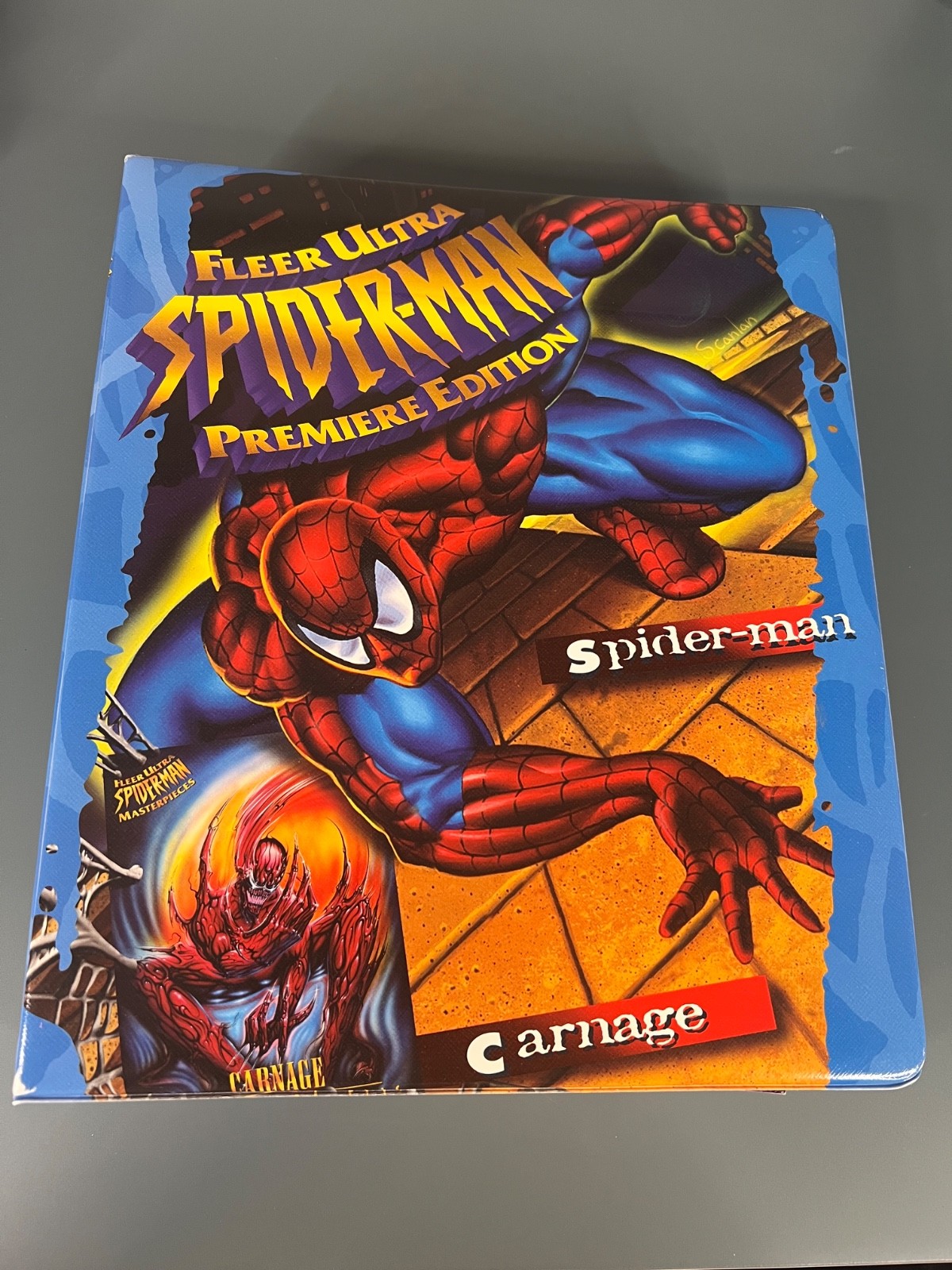 1995 Fleer Ultra Spider-Man Card Lot - Complete Base Set, Golden Web, Holoblast 1995 Fleer Ultra Spider-Man Card Lot - Complete Base Set, Golden Web, Holoblast