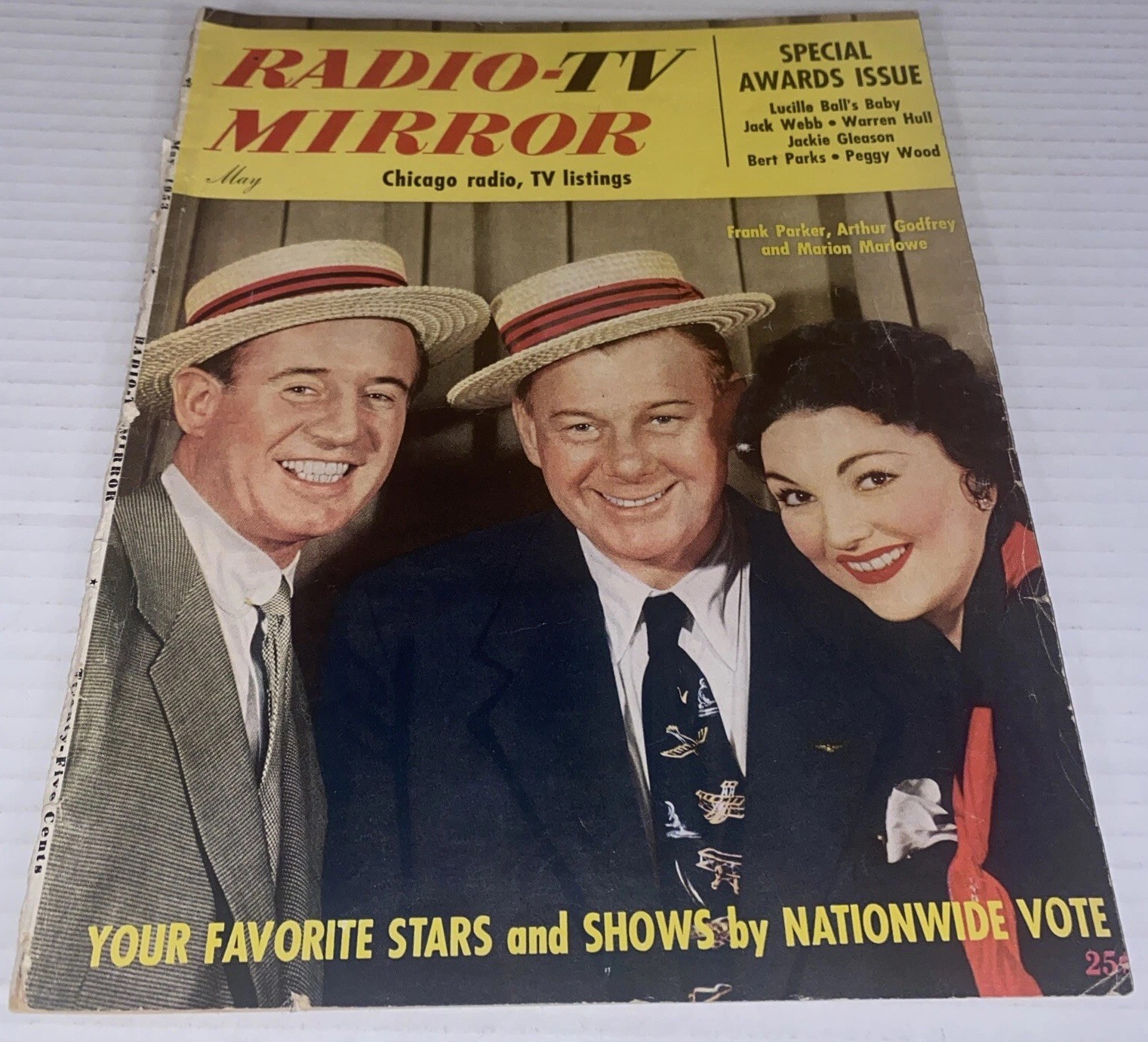 Vintage May 1953 Radio TV Mirror Magazine ADS Lucille Ball Desi Bob Hope Groucho Vintage May 1953 Radio TV Mirror Magazine ADS Lucille Ball Desi Bob Hope Groucho