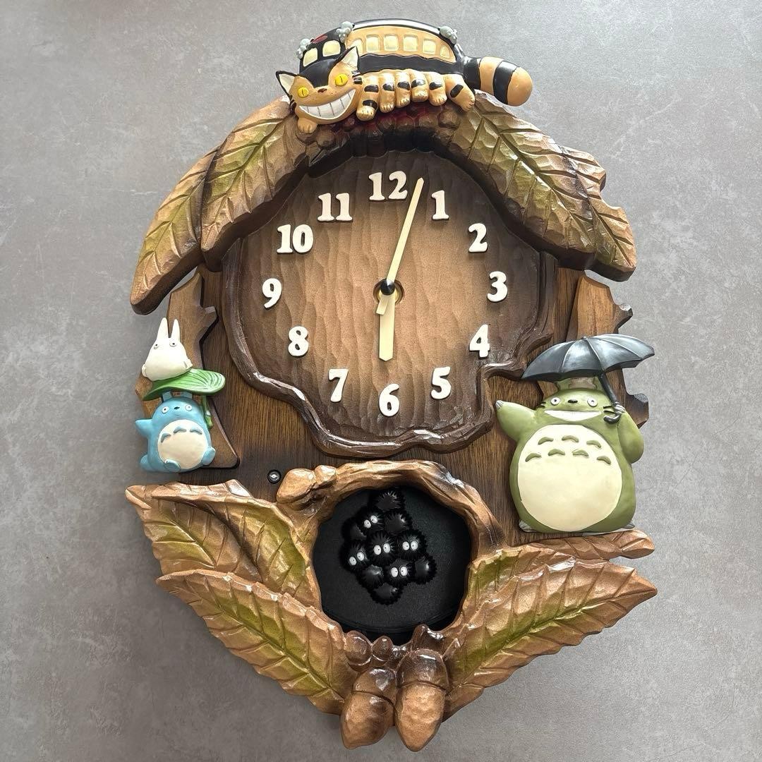 Vintage Studio Ghibli My Neighbor Totoro Wall Clock M837 Rhythm Vintage Studio Ghibli My Neighbor Totoro Wall Clock M837 Rhythm