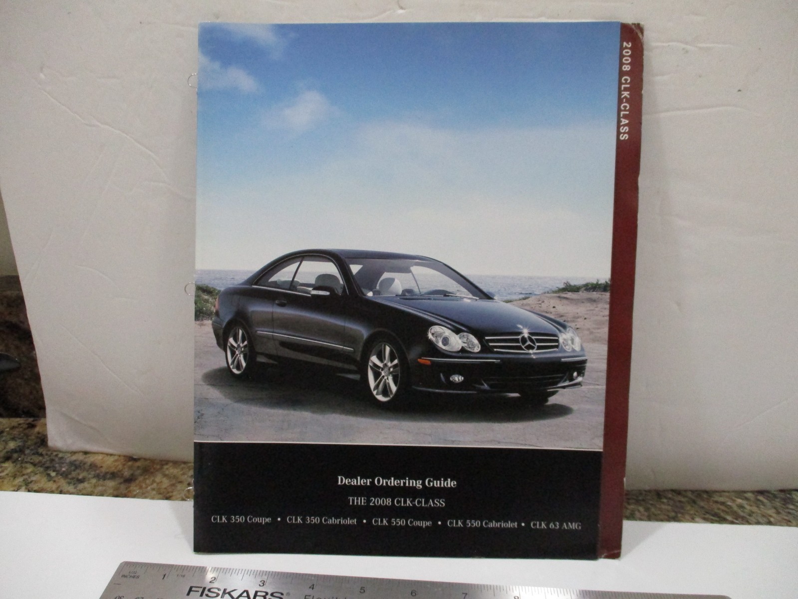 2008 MERCEDES-BENZ CLK-CLASS DEALER ORDERING GUIDE Vintage original Rare 2008 MERCEDES-BENZ CLK-CLASS DEALER ORDERING GUIDE Vintage original Rare