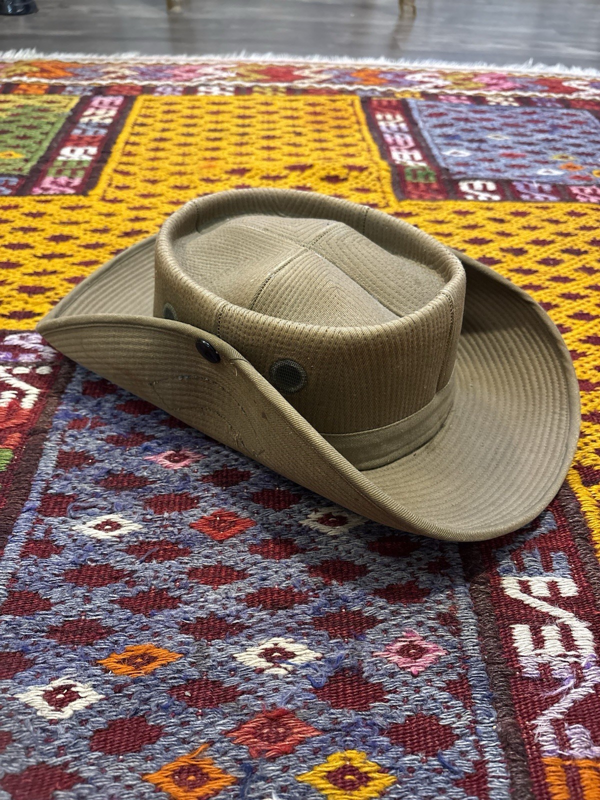 Vietnam War Bush Safari Hat Thailand Korat Air Force Base Patches Theatre Jungle