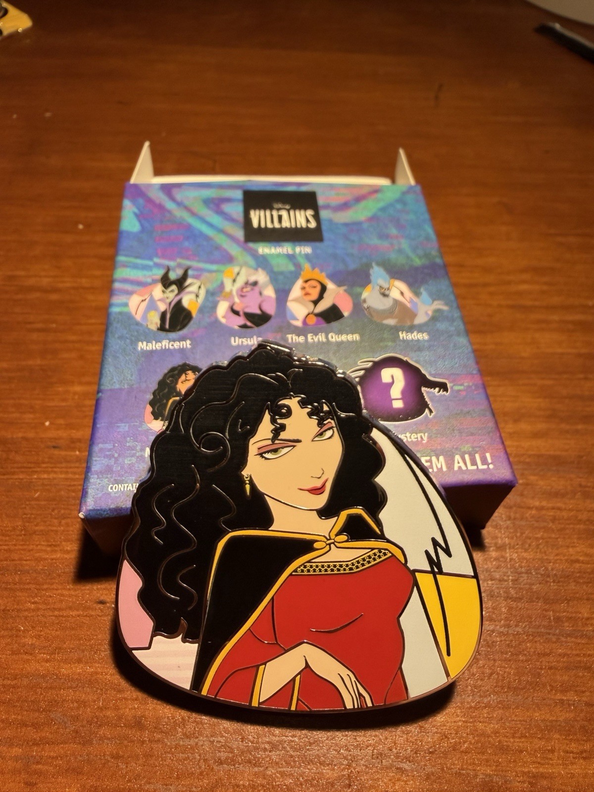 Disney Villains Rewind Jumbo Pin – Mother Gothel Pink Al A Mode Pin - Tangled Disney Villains Rewind Jumbo Pin – Mother Gothel Pink Al A Mode Pin - Tangled