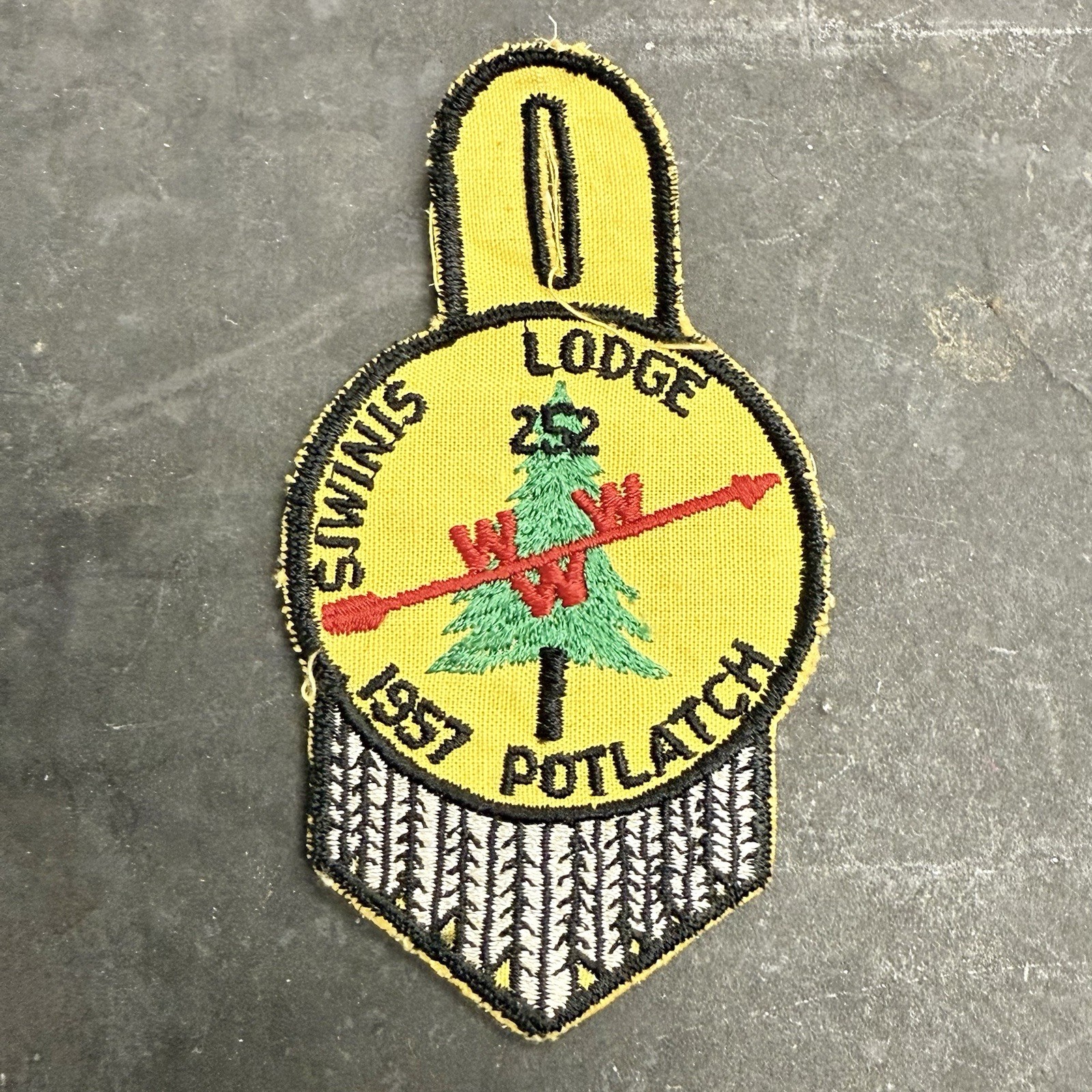 Vintage Order of the Arrow (OA) Siwinis Lodge 252 1957 Potlatch Patch Vintage Order of the Arrow (OA) Siwinis Lodge 252 1957 Potlatch Patch