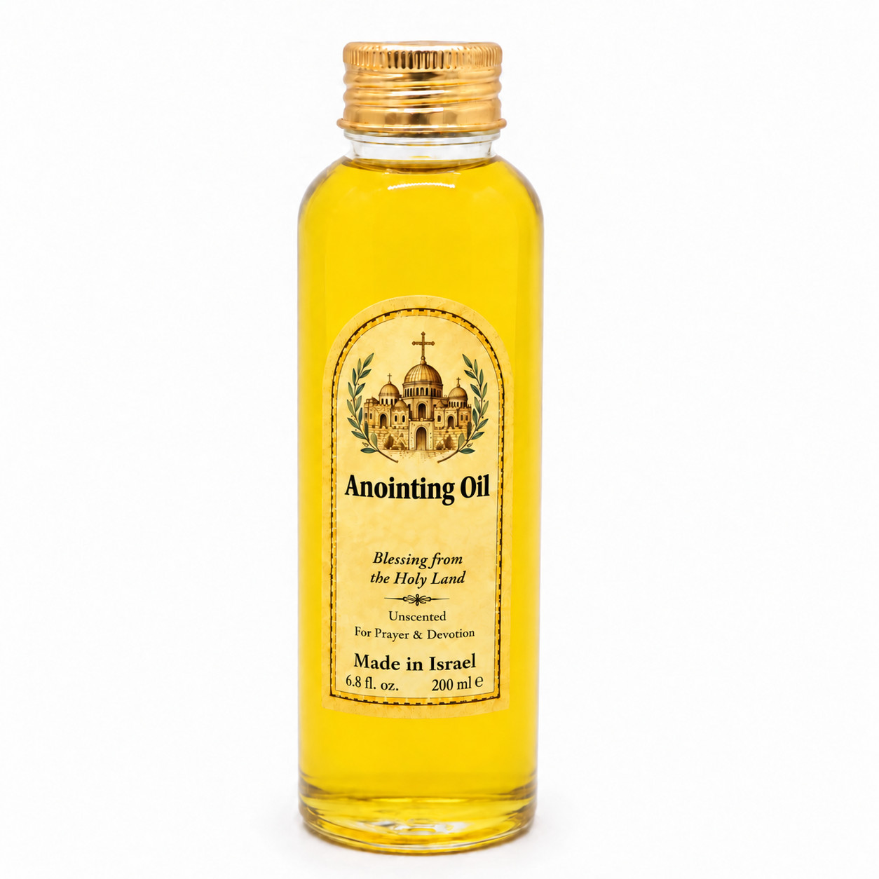 Blessed Anointing Oil 200ml Jerusalem Holy Land Christian Prayer Devotion Gift Blessed Anointing Oil 200ml Jerusalem Holy Land Christian Prayer Devotion Gift
