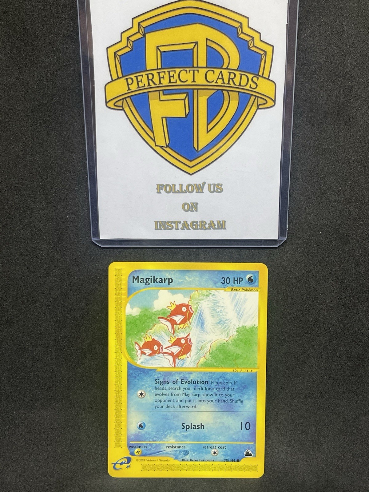 POKÉMON SKYRIDGE MAGIKARP COMMON 75/144 LP+ ENG