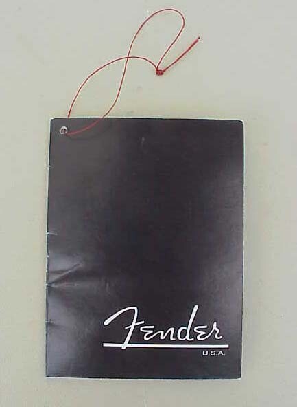 cool vintage 1994 FENDER Warranty & Care of Guitar hangtag with orig string cool vintage 1994 FENDER Warranty & Care of Guitar hangtag with orig string