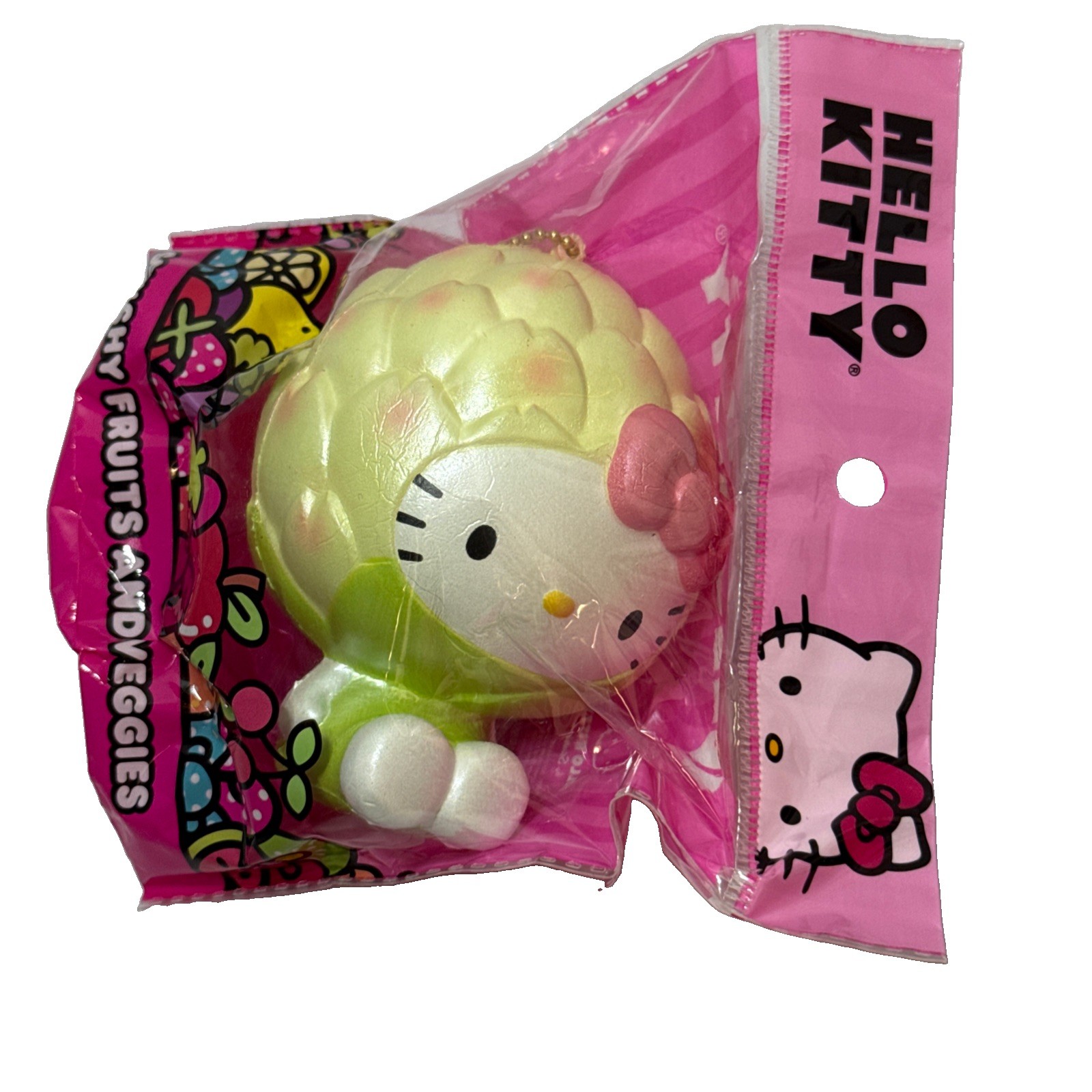 New Sanrio Hello Kitty Squishy Artichoke Toy Gift Stress Relief Anxiety Charm