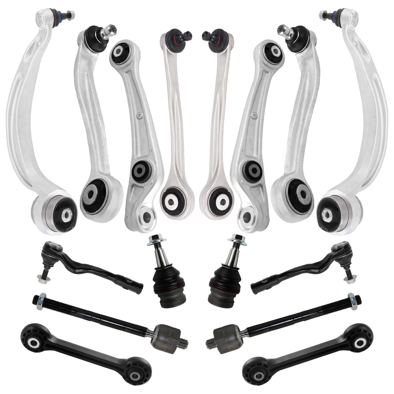 Front Upper and Lower Control Arm Compatible With 2008 2009 2010 Audi A4 A5 Q... Front Upper and Lower Control Arm Compatible With 2008 2009 2010 Audi A4 A5 Q...