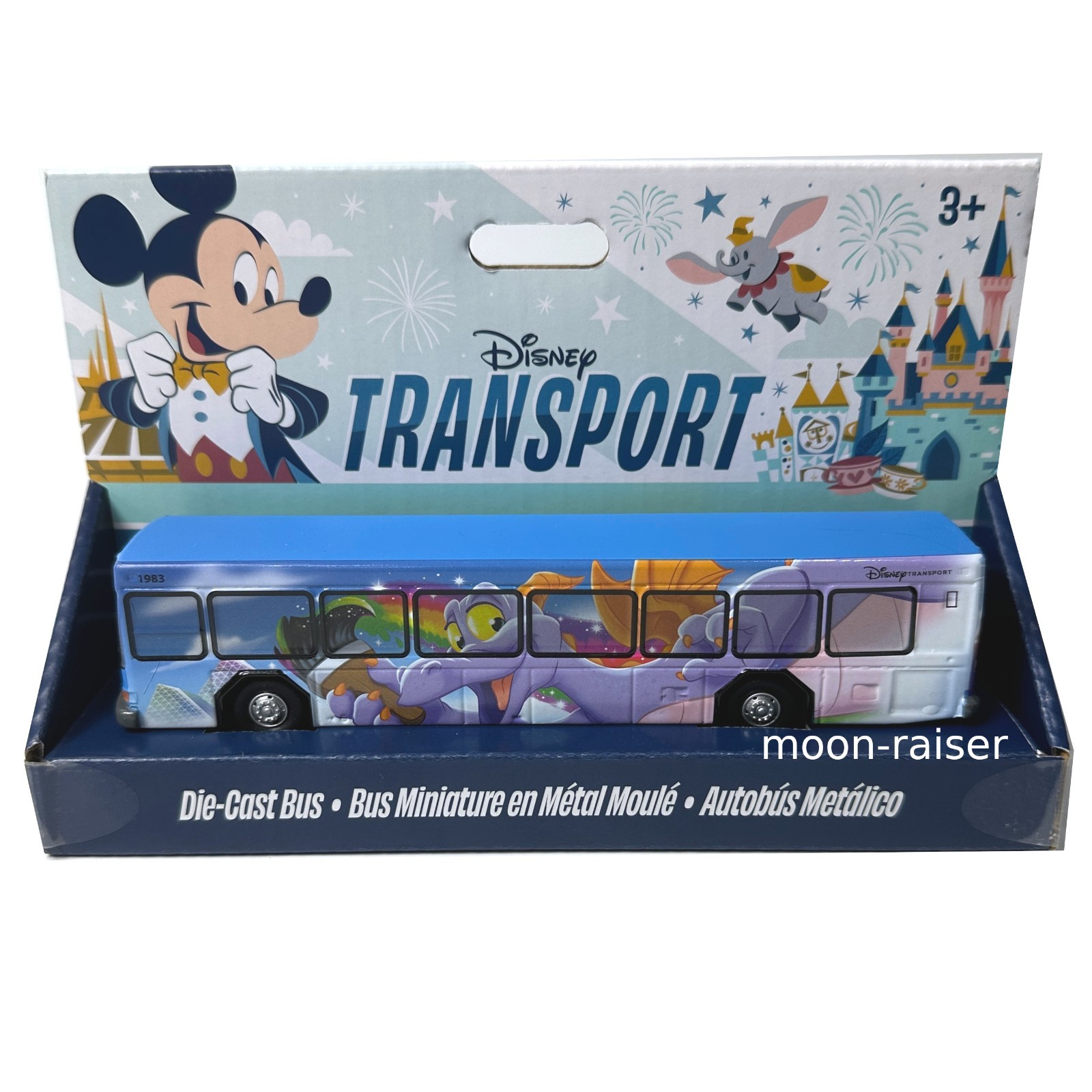 Disney Parks Transport Die-Cast Bus - Figment Imagination