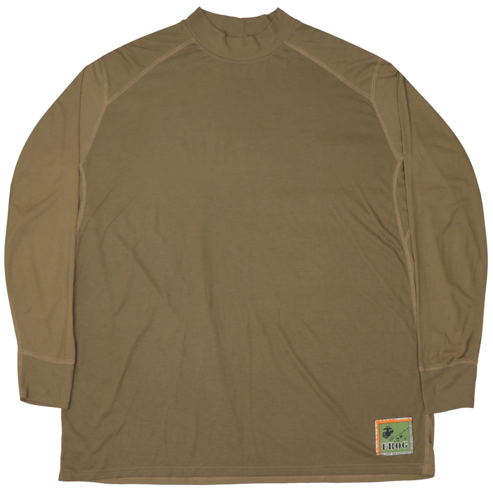 NEW XXLarge - USMC Coyote Brown FROG Silkweight Marine Corp Shirt Long Sleeve NEW XXLarge - USMC Coyote Brown FROG Silkweight Marine Corp Shirt Long Sleeve