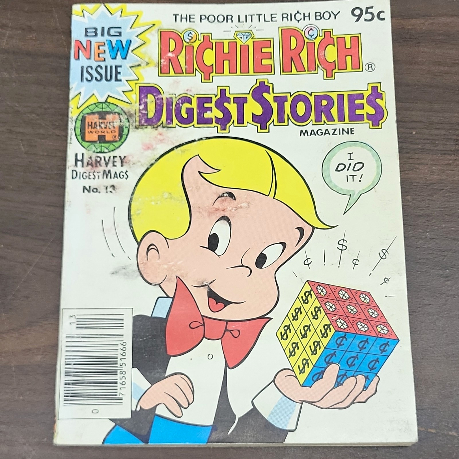 VTG Harvey Richie Rich Digest Stories Digest #13 Richie Rich English Color VTG Harvey Richie Rich Digest Stories Digest #13 Richie Rich English Color