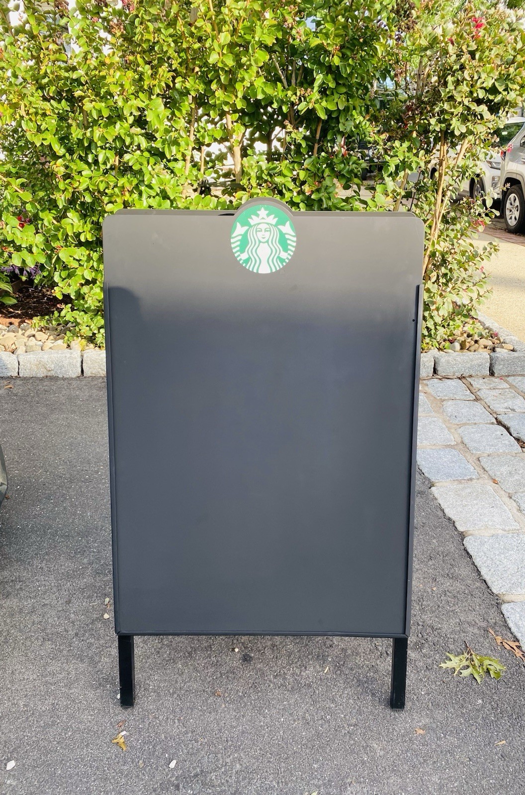 RARE Vtg Starbucks Double Sided ChalkBoard Sidewalk Menu Sign