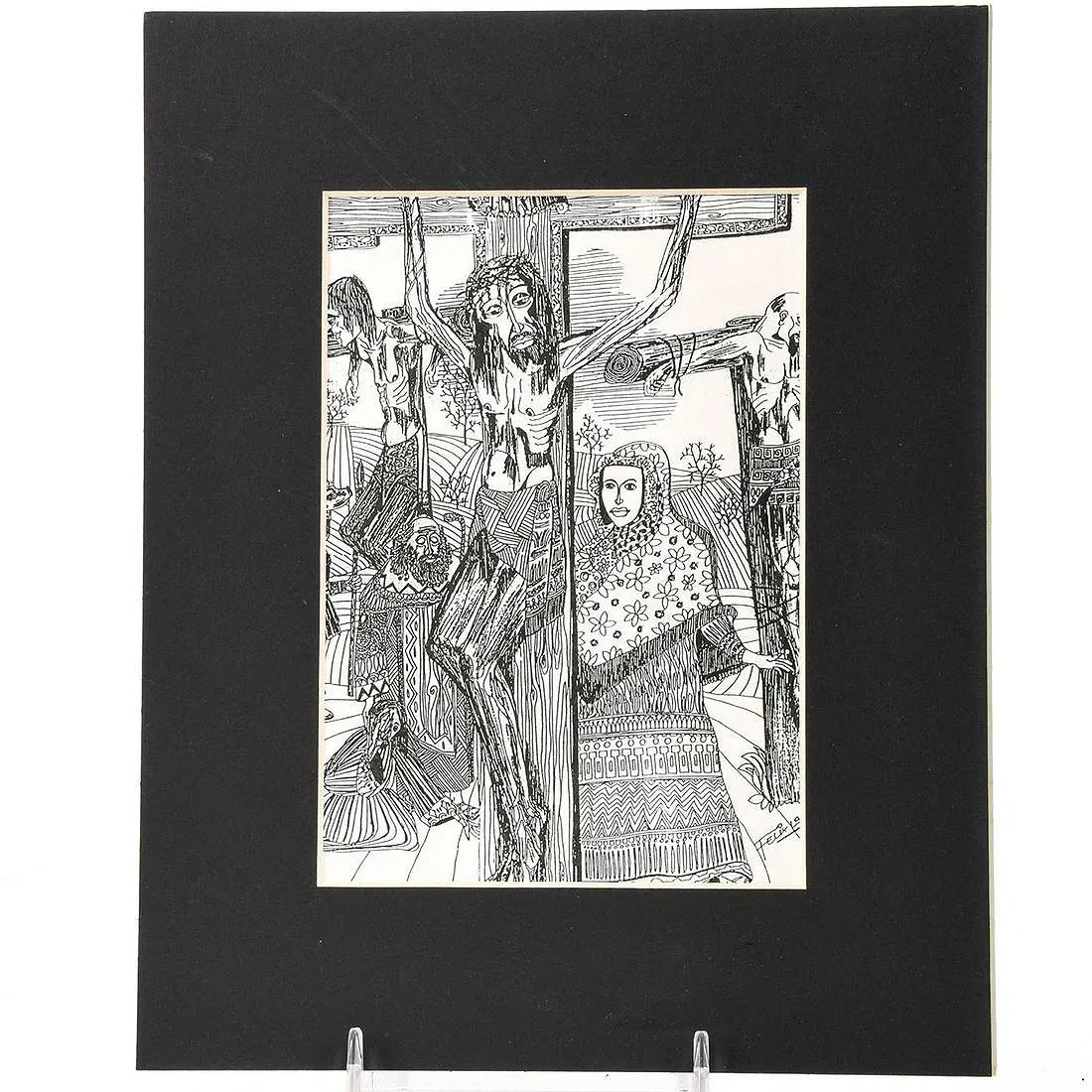 DRAWING OF THE CRUCIFIXION OF CHRIST