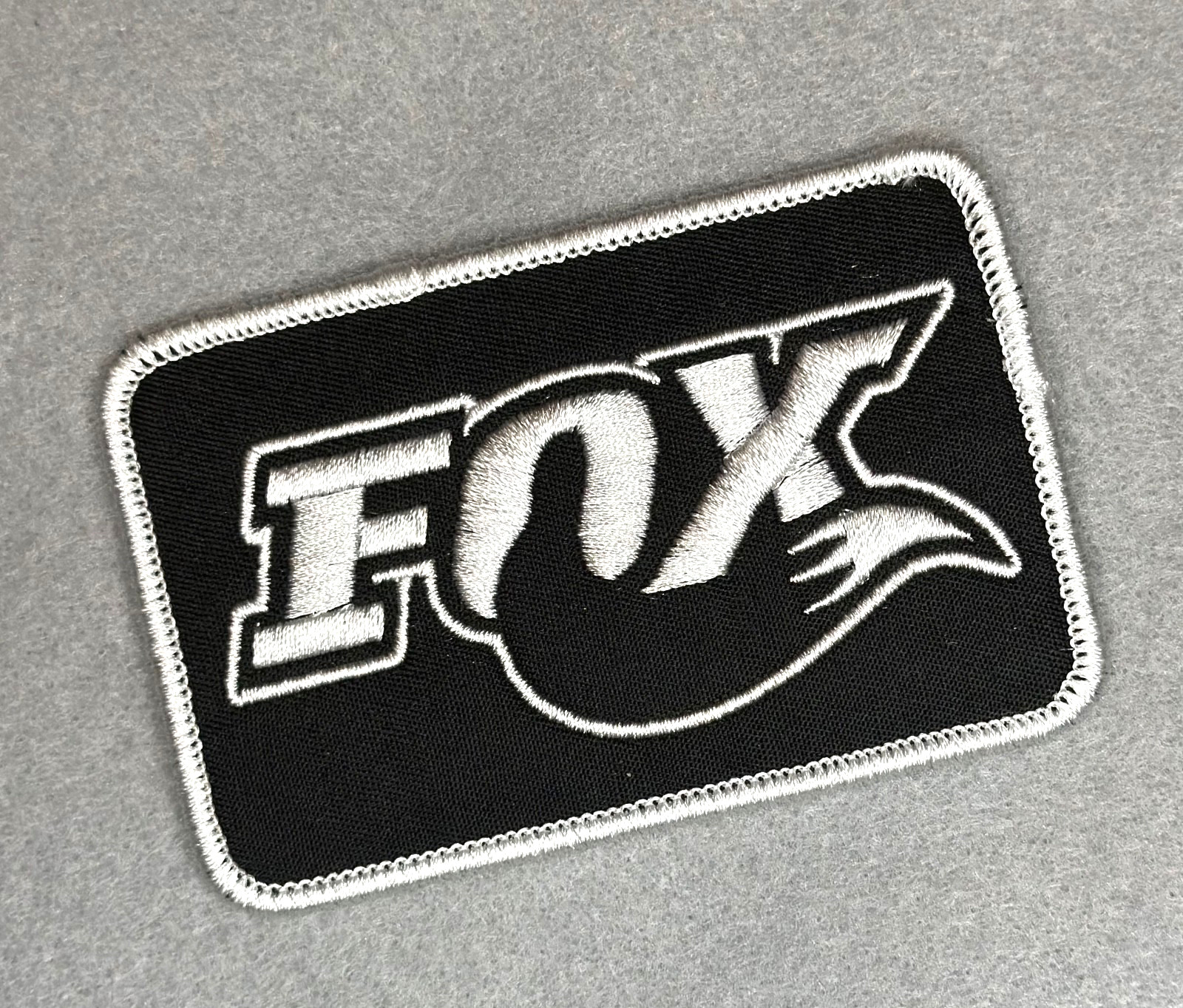 HARD TO FIND FOX RACING EMBROIDERED IRON-ON PATCH... HARD TO FIND FOX RACING EMBROIDERED IRON-ON PATCH...