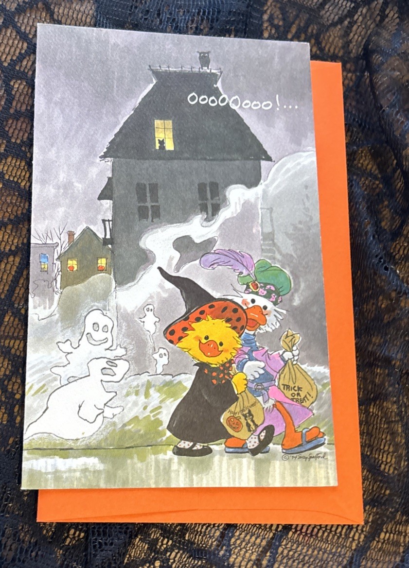 Vintage 1994 Suzy’s Zoo Halloween Greeting Card Suzy Spafford Unused NOS Vintage 1994 Suzy’s Zoo Halloween Greeting Card Suzy Spafford Unused NOS