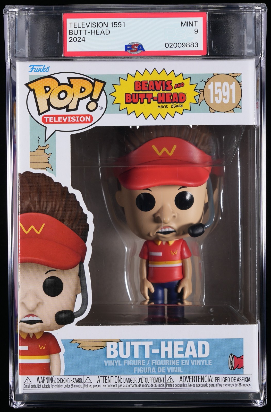 PSA Graded 9/9/9/8.5 Funko Pop Beavis & Butthead Complete Set PSA Graded 9/9/9/8.5 Funko Pop Beavis & Butthead Complete Set