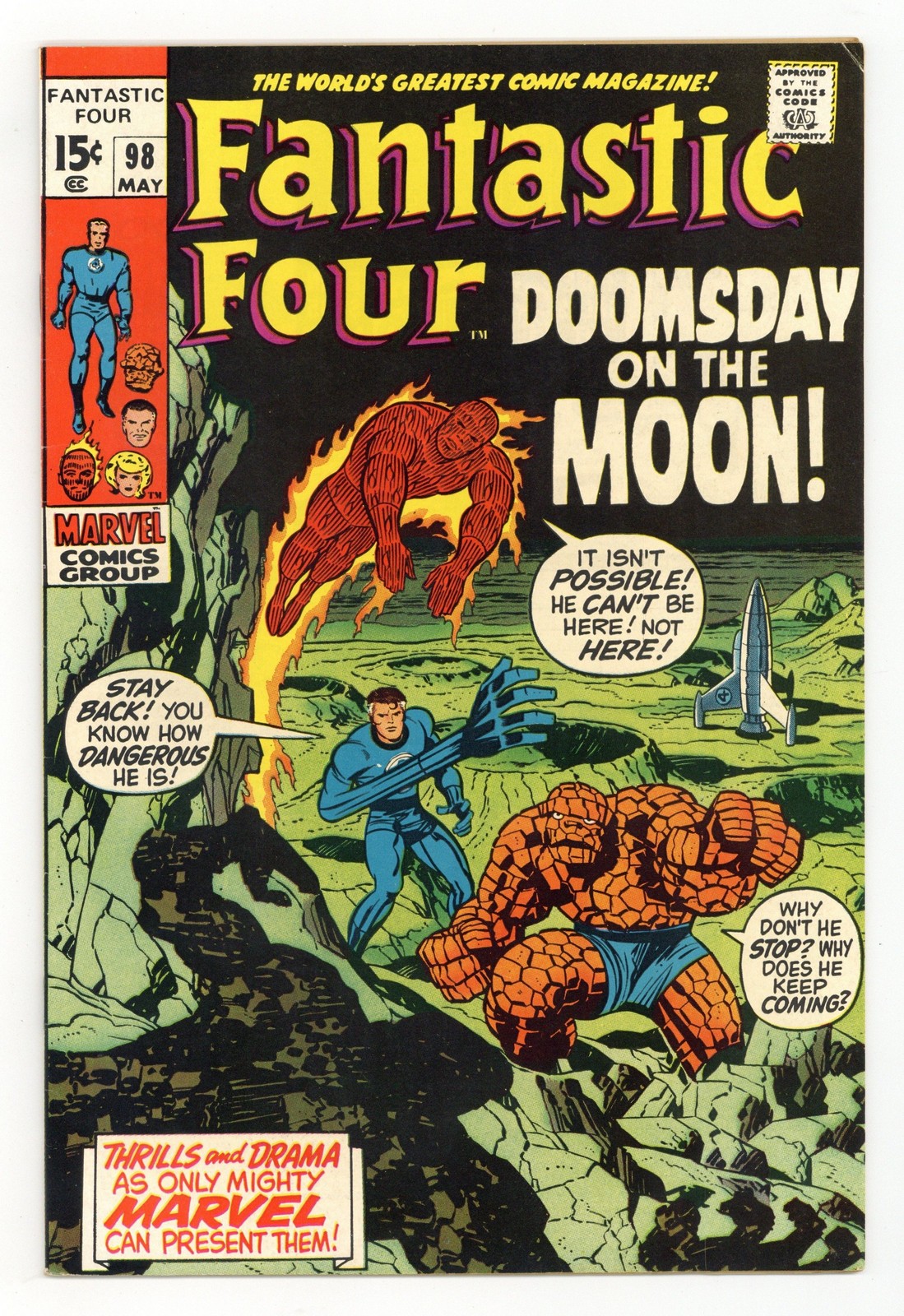 Fantastic Four #98 VF- 7.5 1970 Fantastic Four #98 VF- 7.5 1970