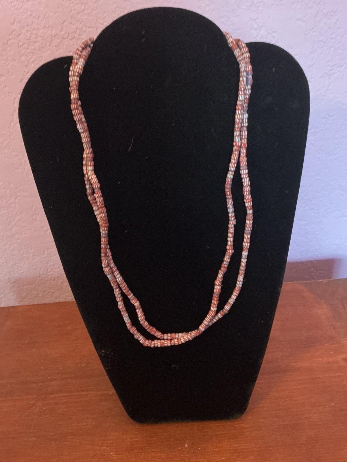 Antique 19th Century Glass Trade Beads Strands (2 Available)