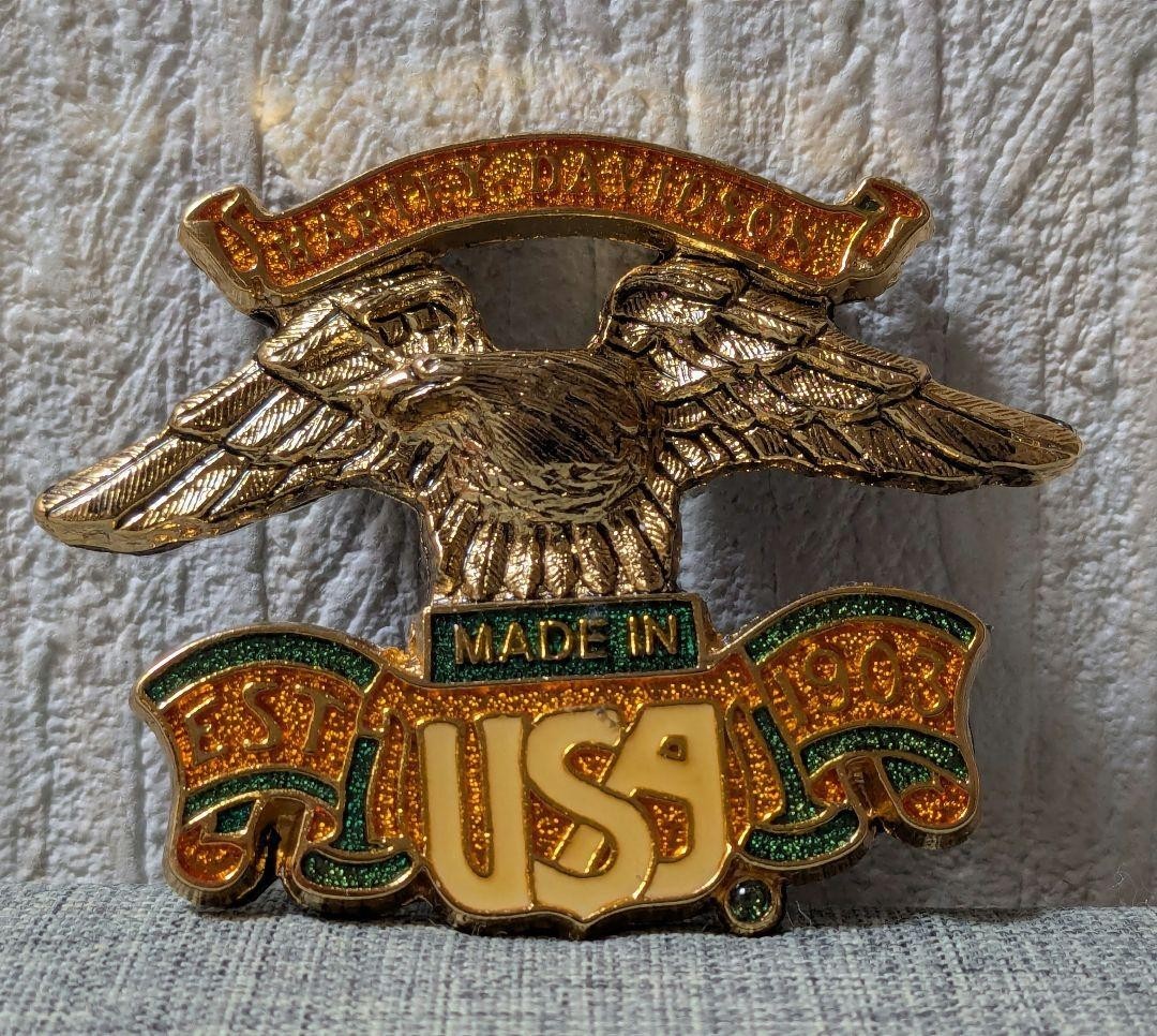 Rare Vintage Harley Davidson Genuine Eagle Medallion Emblem Sign Made in USA Rare Vintage Harley Davidson Genuine Eagle Medallion Emblem Sign Made in USA