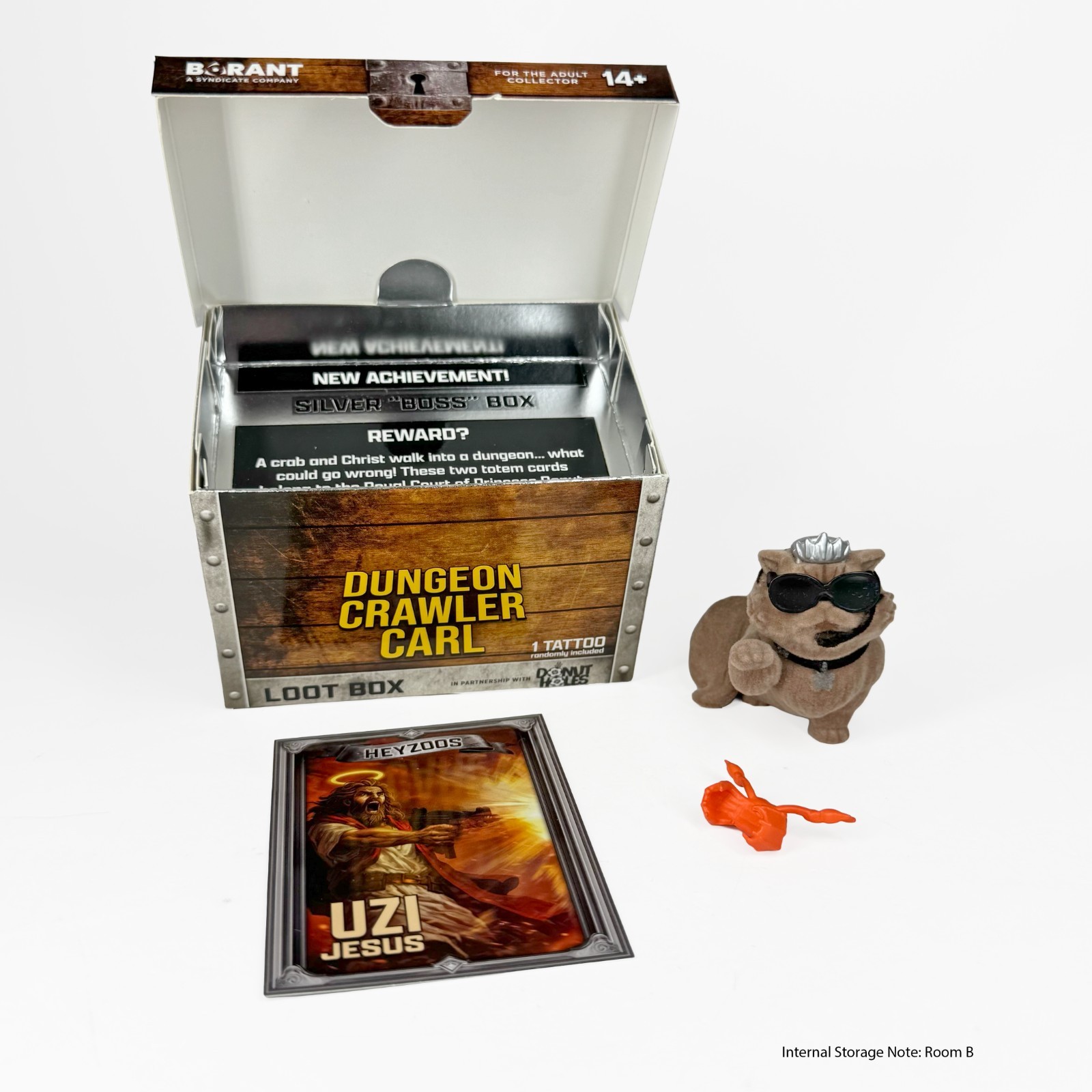 Rare Mystery Princess Donut Dungeon Crawler Carl Loot Box Crab Silver Box Rare Mystery Princess Donut Dungeon Crawler Carl Loot Box Crab Silver Box
