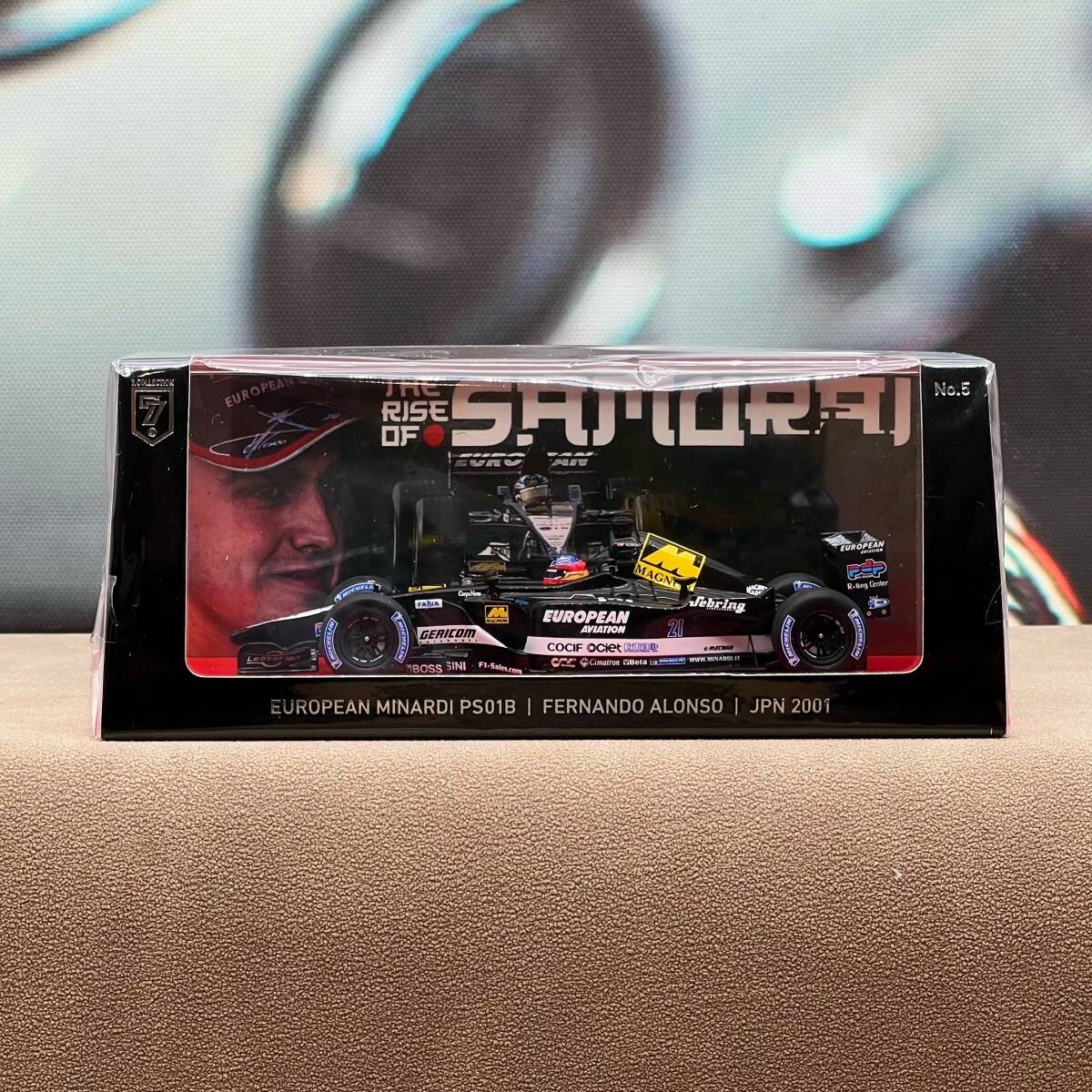 Rare Spark 1/43 Minardi PS01B Fernando Alonso Japanese GP 14Y+ JAPAN