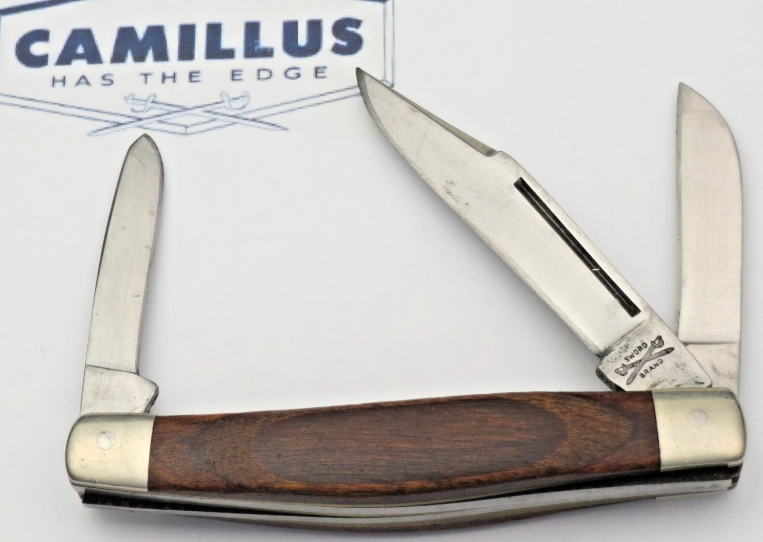 Vintage 1980's to 1990’s CAMILLUS SWORD BRAND Small Stock Knife - Used Knife