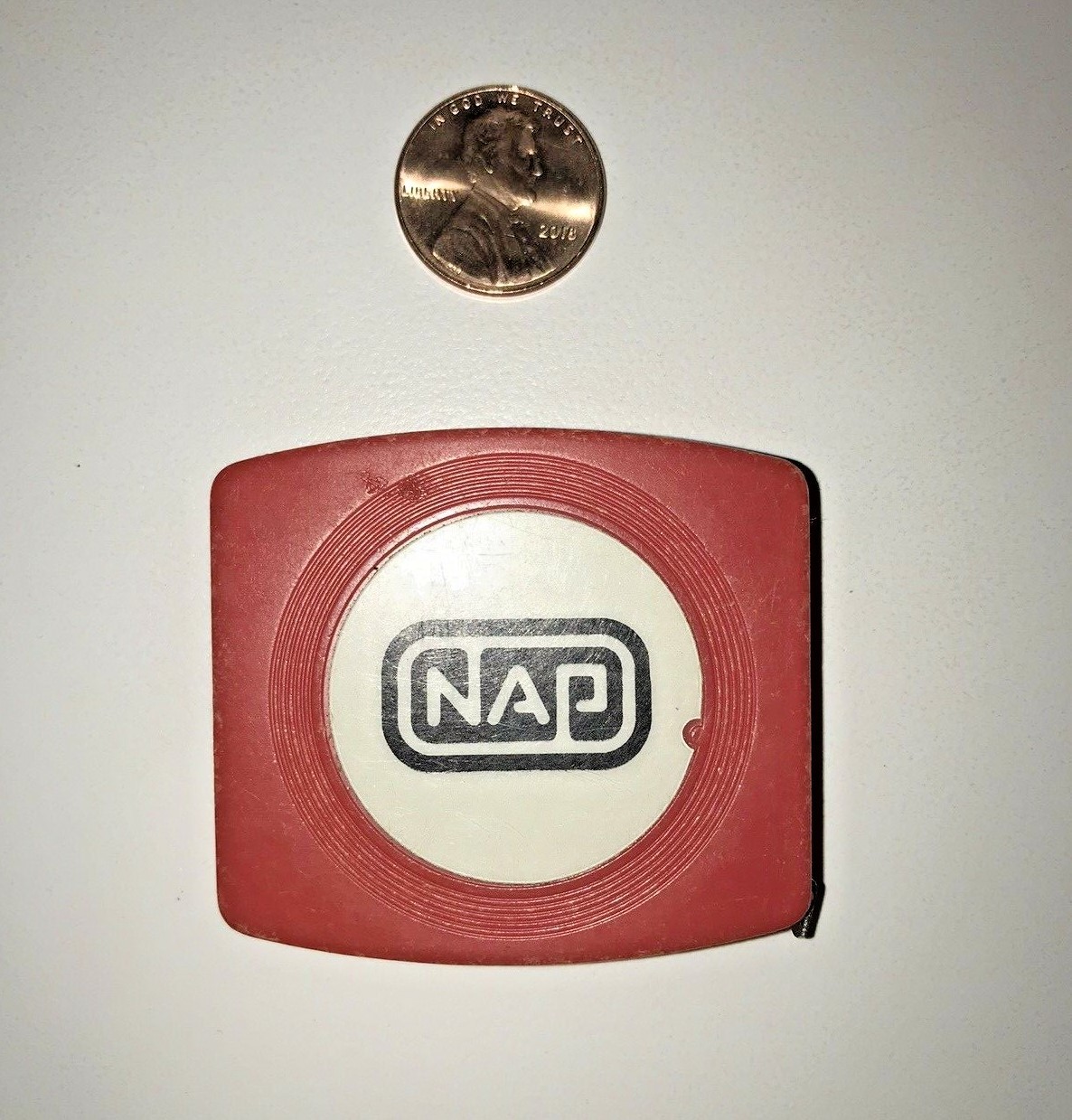 Vintage NAP (North America Philips) Electronics Pocket Tape Measure Circa 1980s Vintage NAP (North America Philips) Electronics Pocket Tape Measure Circa 1980s