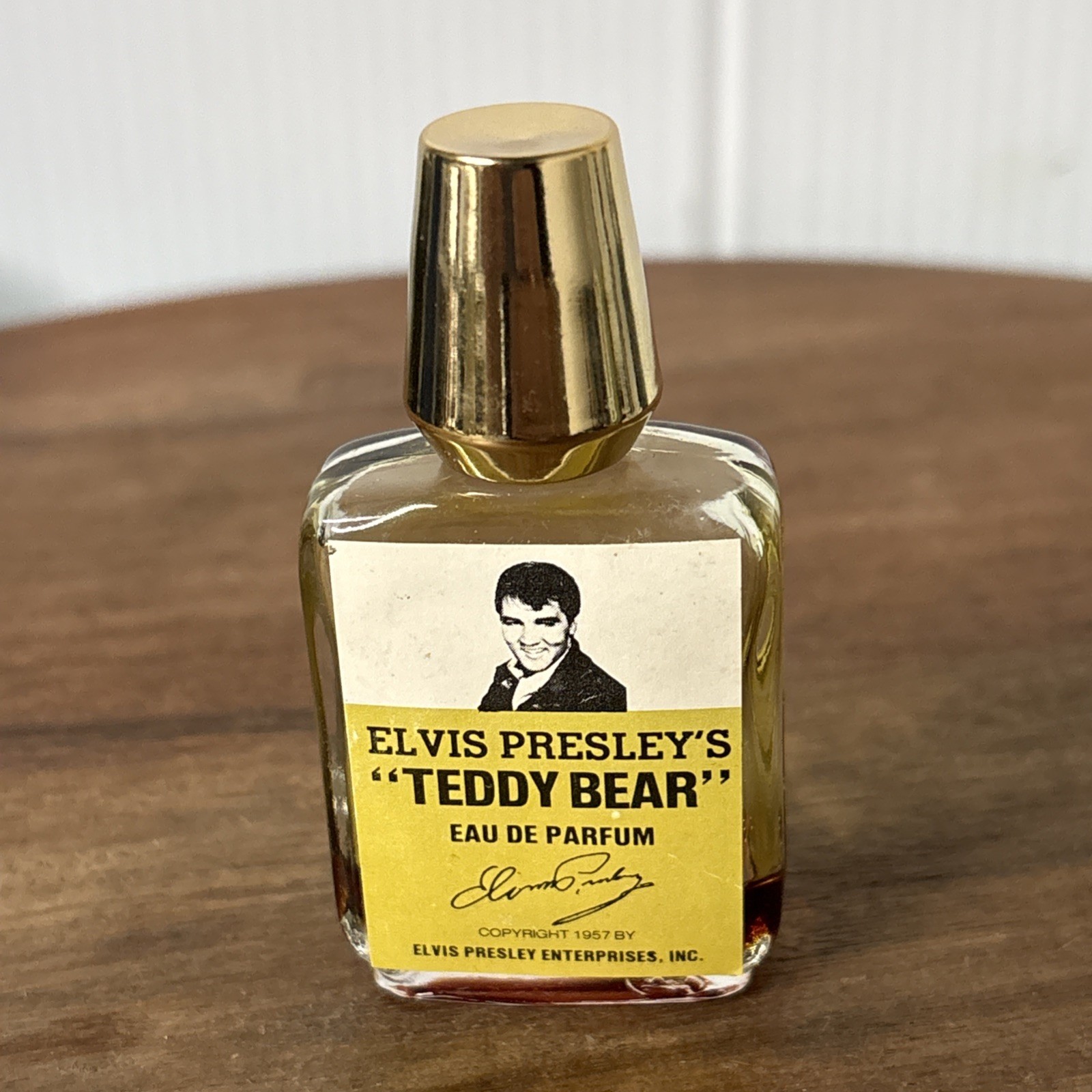 Elvis Presley Teddy Bear Eau De Parfum Cologne 1965 Rare Rockabilly Vintage Elvis Presley Teddy Bear Eau De Parfum Cologne 1965 Rare Rockabilly Vintage