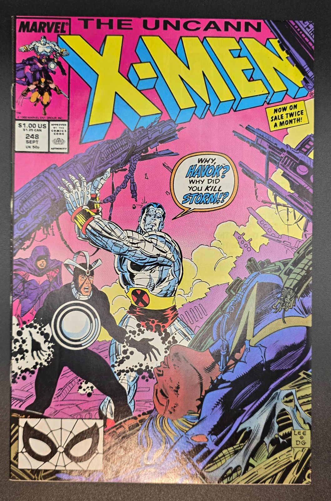 Uncanny XMen 248 Jim Lee Chris Claremont Uncanny XMen 248 Jim Lee Chris Claremont