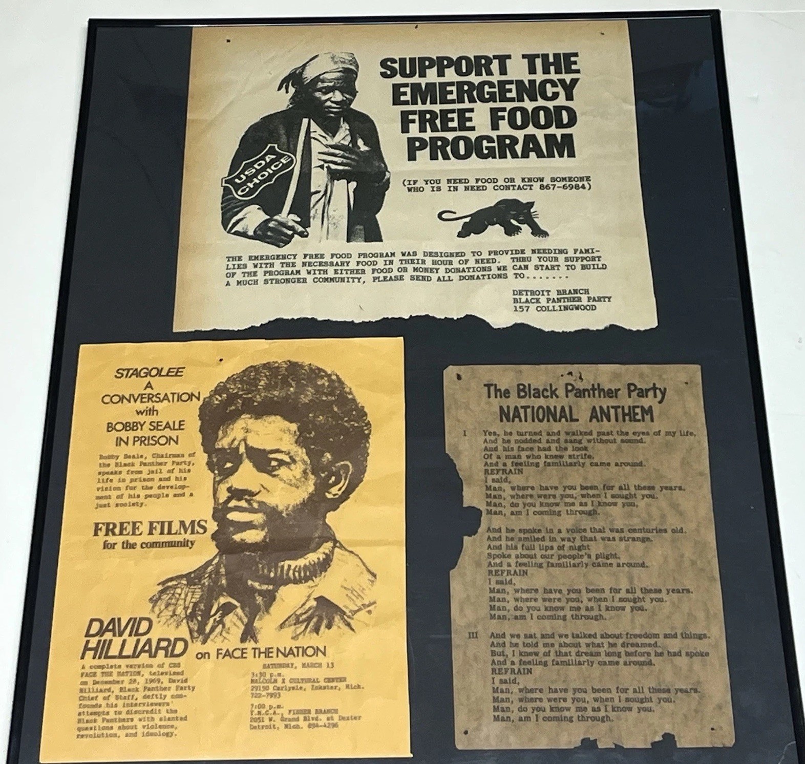 Vtg Black Panther Party Flyer Handbill Paper Excerpt Detroit Chapter’s Lot of 3 Vtg Black Panther Party Flyer Handbill Paper Excerpt Detroit Chapter’s Lot of 3