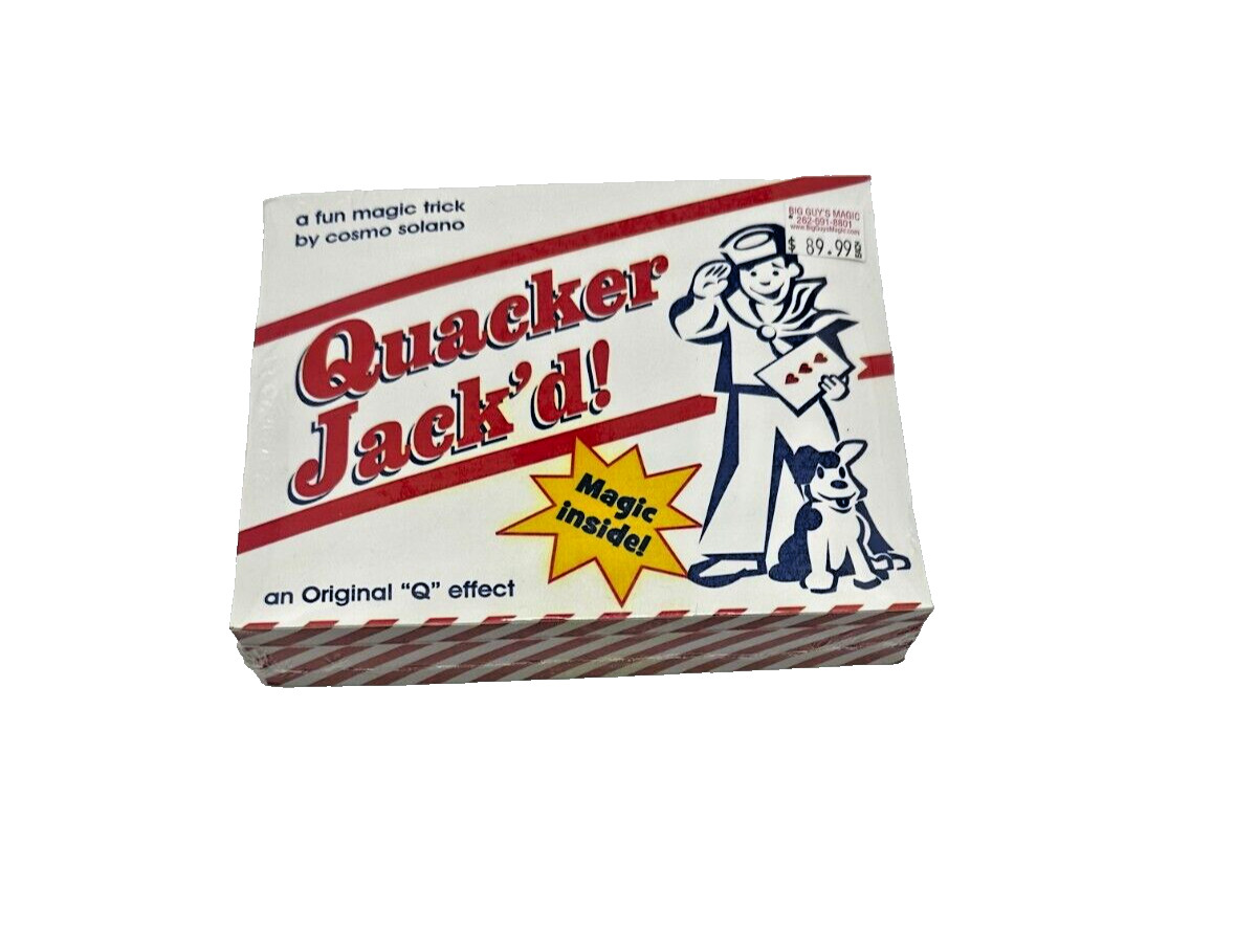 (RARE HARD TO FIND) Quacker Jack'd by Cosmo Solano - Magic Trick (NEW UNOPENED) (RARE HARD TO FIND) Quacker Jack'd by Cosmo Solano - Magic Trick (NEW UNOPENED)