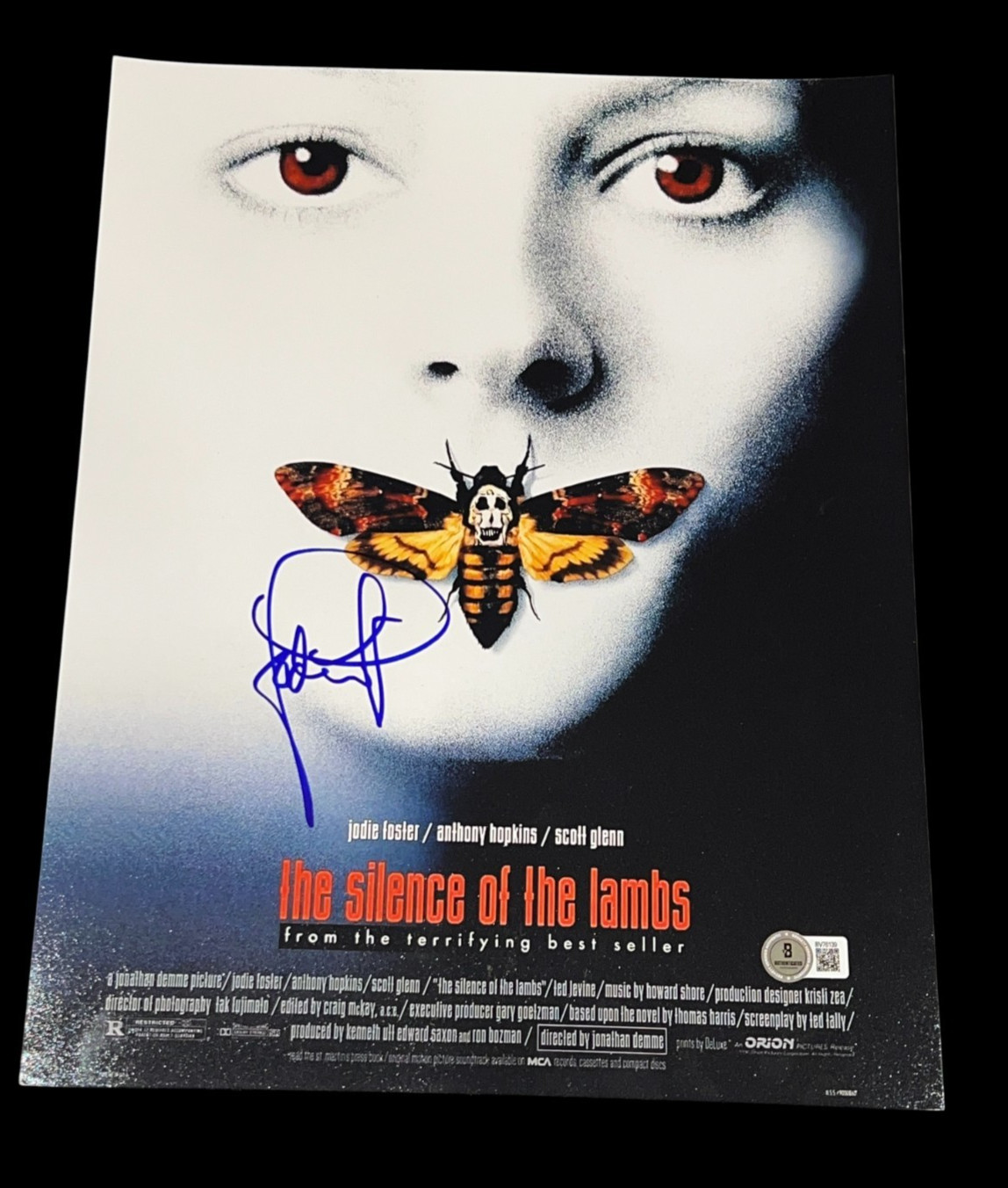 JODIE FOSTER SIGNED AUTOGRAPH 11x14 PHOTO SILENCE OF THE LAMB BECKETT BAS COA E JODIE FOSTER SIGNED AUTOGRAPH 11x14 PHOTO SILENCE OF THE LAMB BECKETT BAS COA E