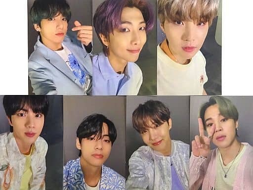 BTS Bangtan Boys Postcard Set (Selfie ver.) MAP OF THE SOUL 7 THE JOURNEY Japan