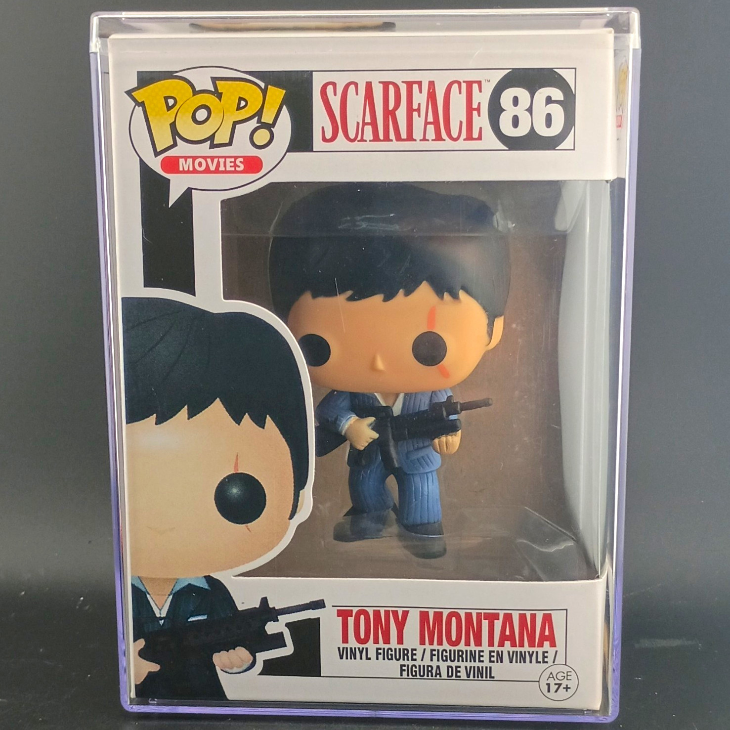 Funko Pop Movies Scarface Tony Montana Vinyl Figure w/ Protector #86
