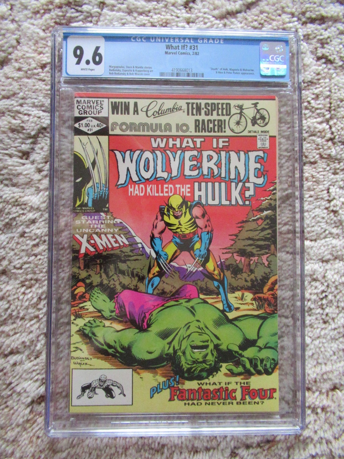 1982 WHAT IF? #31 CGC 9.6 WHITE PAGES 1982 WHAT IF? #31 CGC 9.6 WHITE PAGES