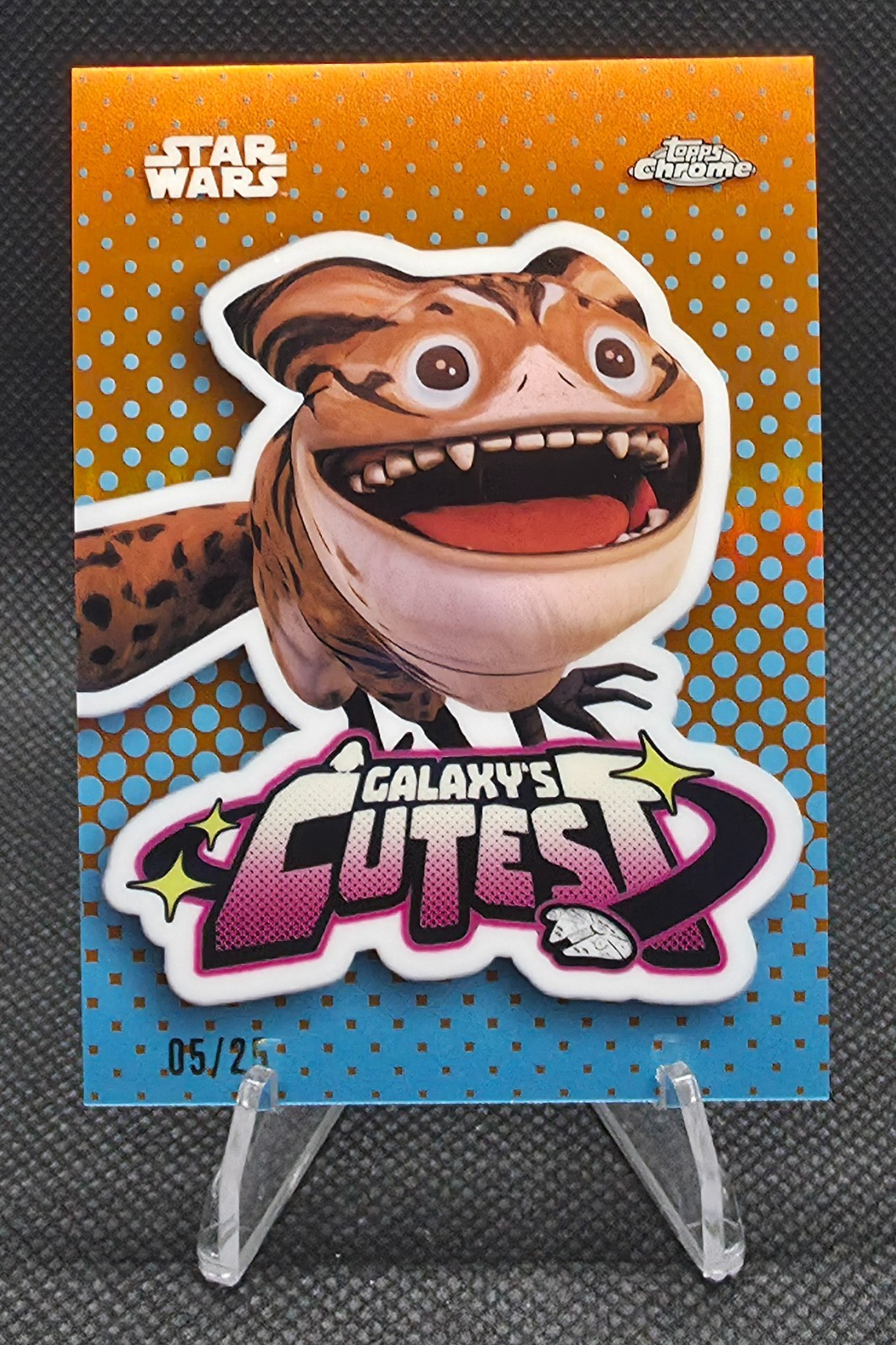 2026 Topps Chrome Star Wars Galaxy's Cutest Loth-Cat Refractor 05/25 2026 Topps Chrome Star Wars Galaxy's Cutest Loth-Cat Refractor 05/25