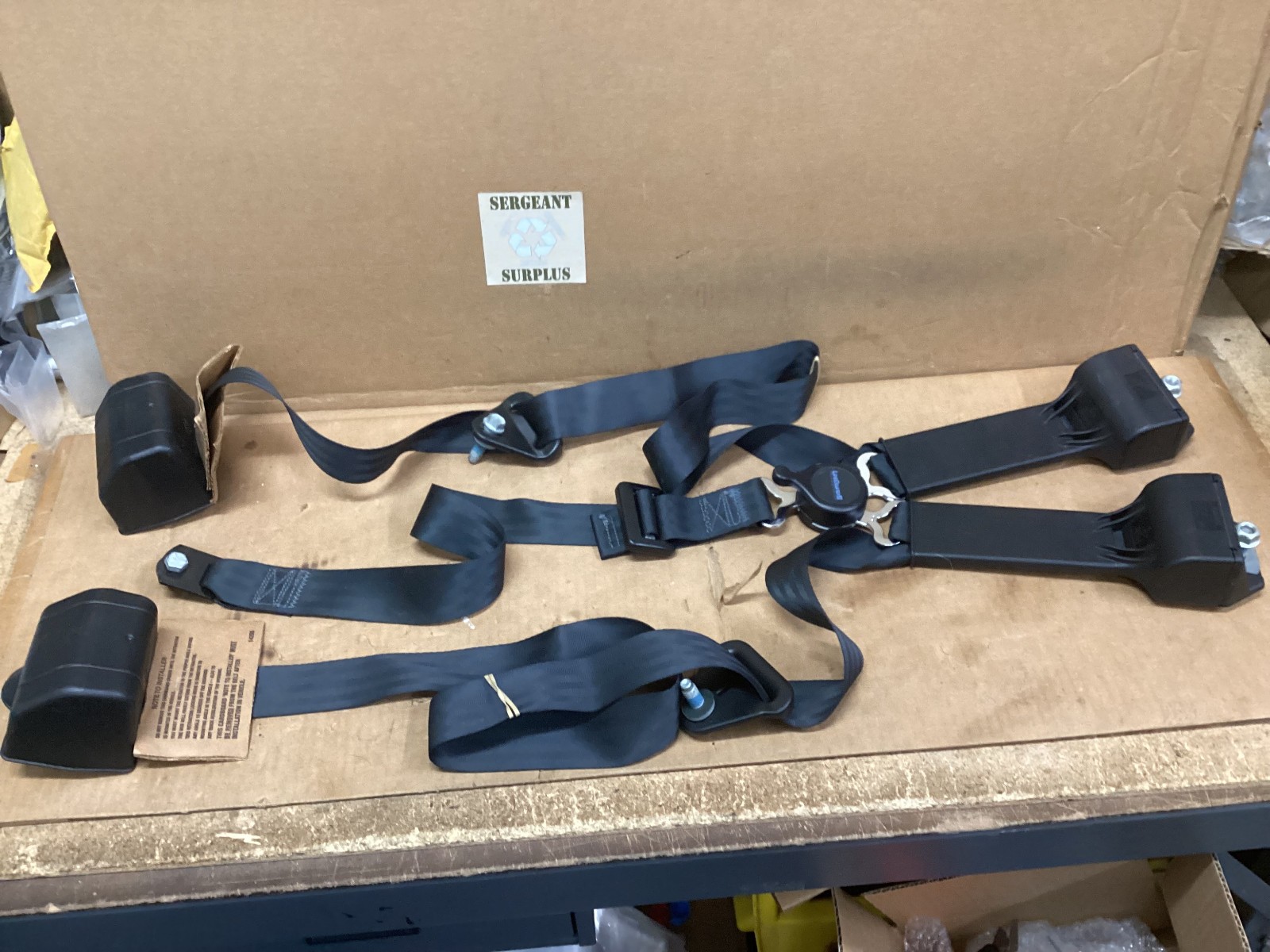 Seat belt harness 5point IMMI Oshkosh w/o mtd. hardware 2540-01-555-3442