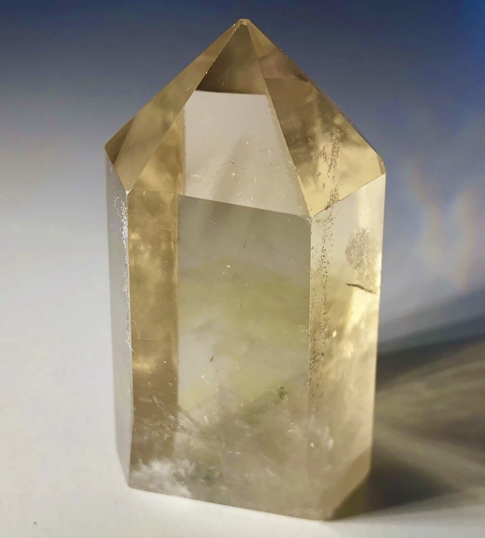 Perfect Citrine Crystal Point Natural Raw Rough Specimen Manifestation Abundance Perfect Citrine Crystal Point Natural Raw Rough Specimen Manifestation Abundance