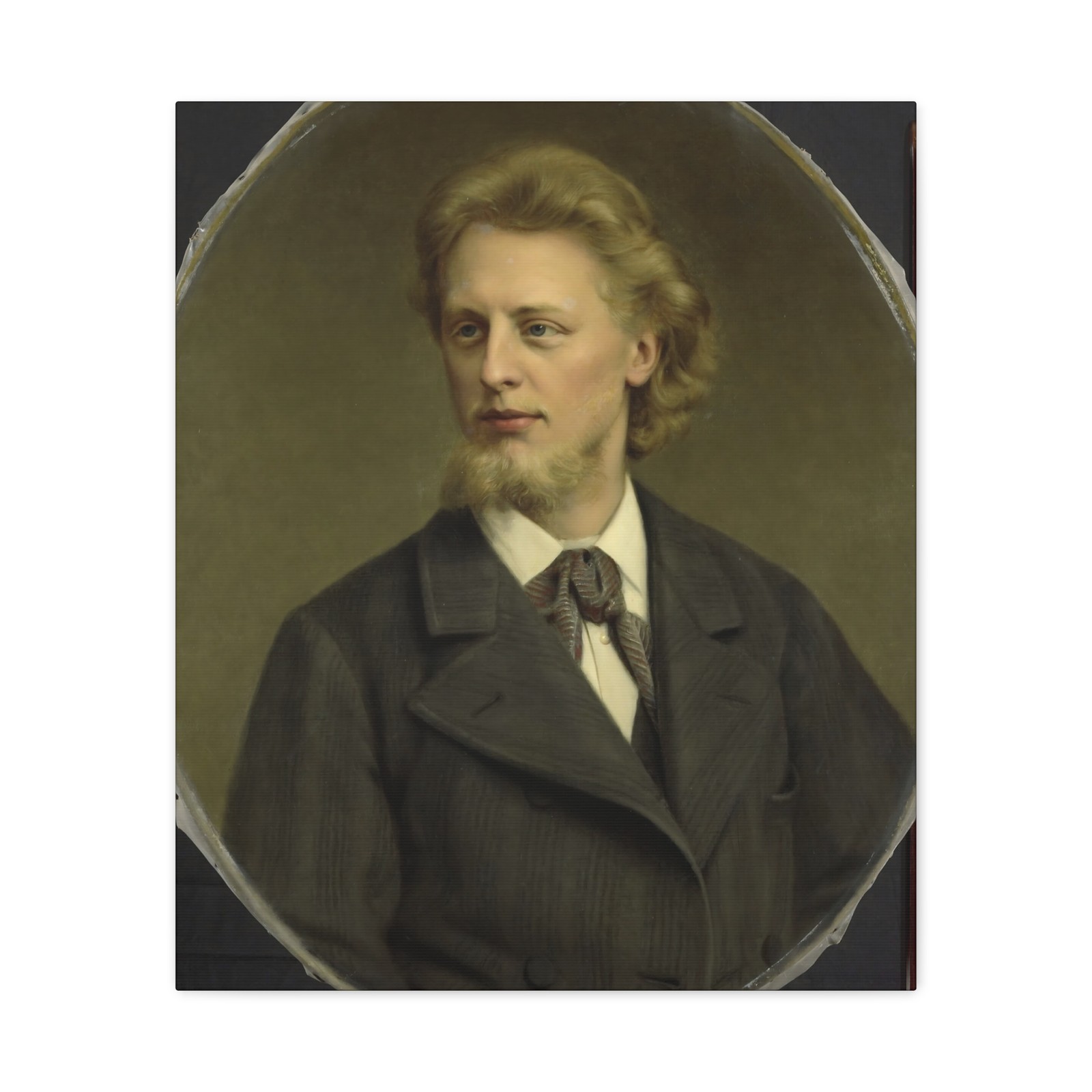Johan Heinrich Neuman - Portrait of Jacques Fabrice - Canvas Wall Art Johan Heinrich Neuman - Portrait of Jacques Fabrice - Canvas Wall Art